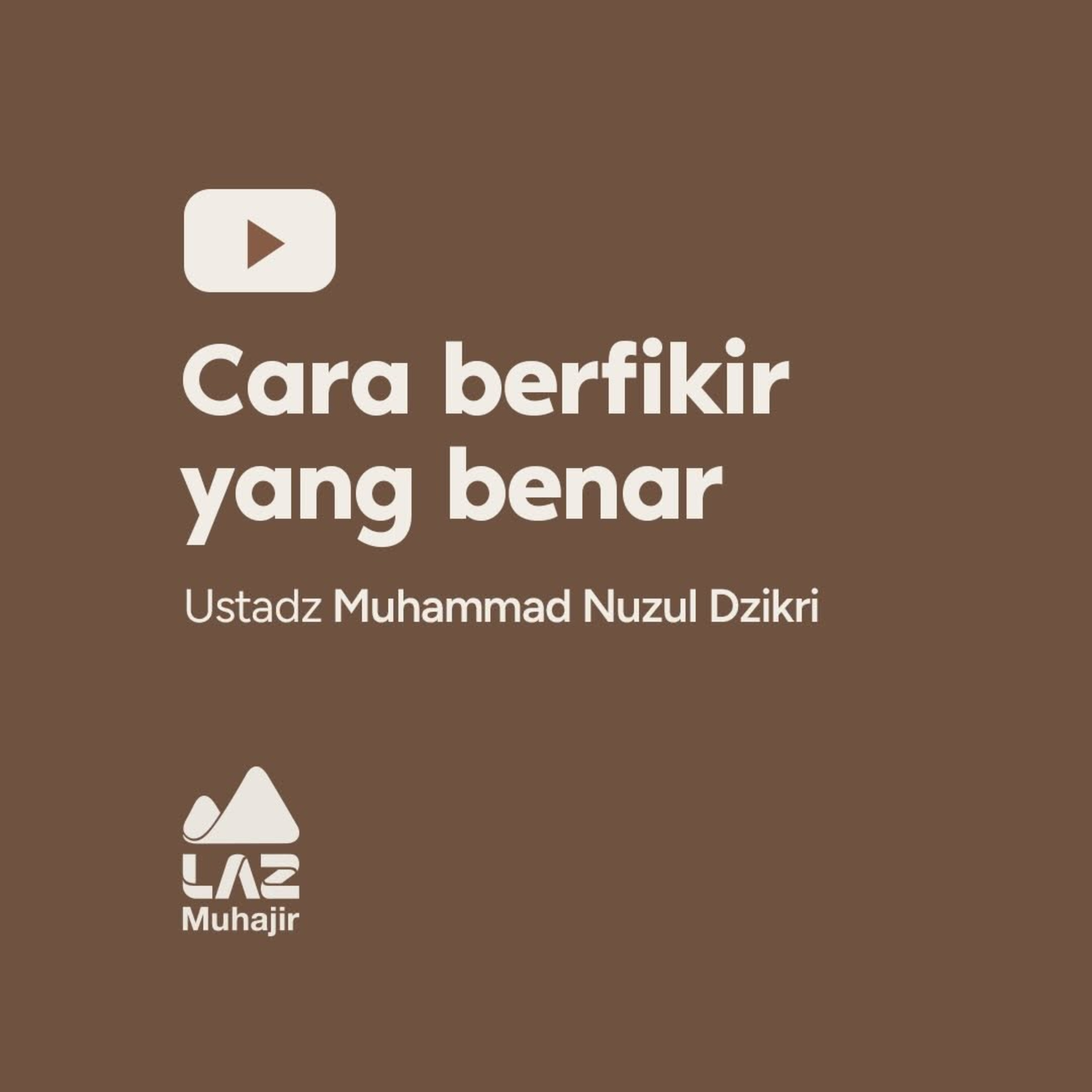 Cara Berfikir Yang Benar