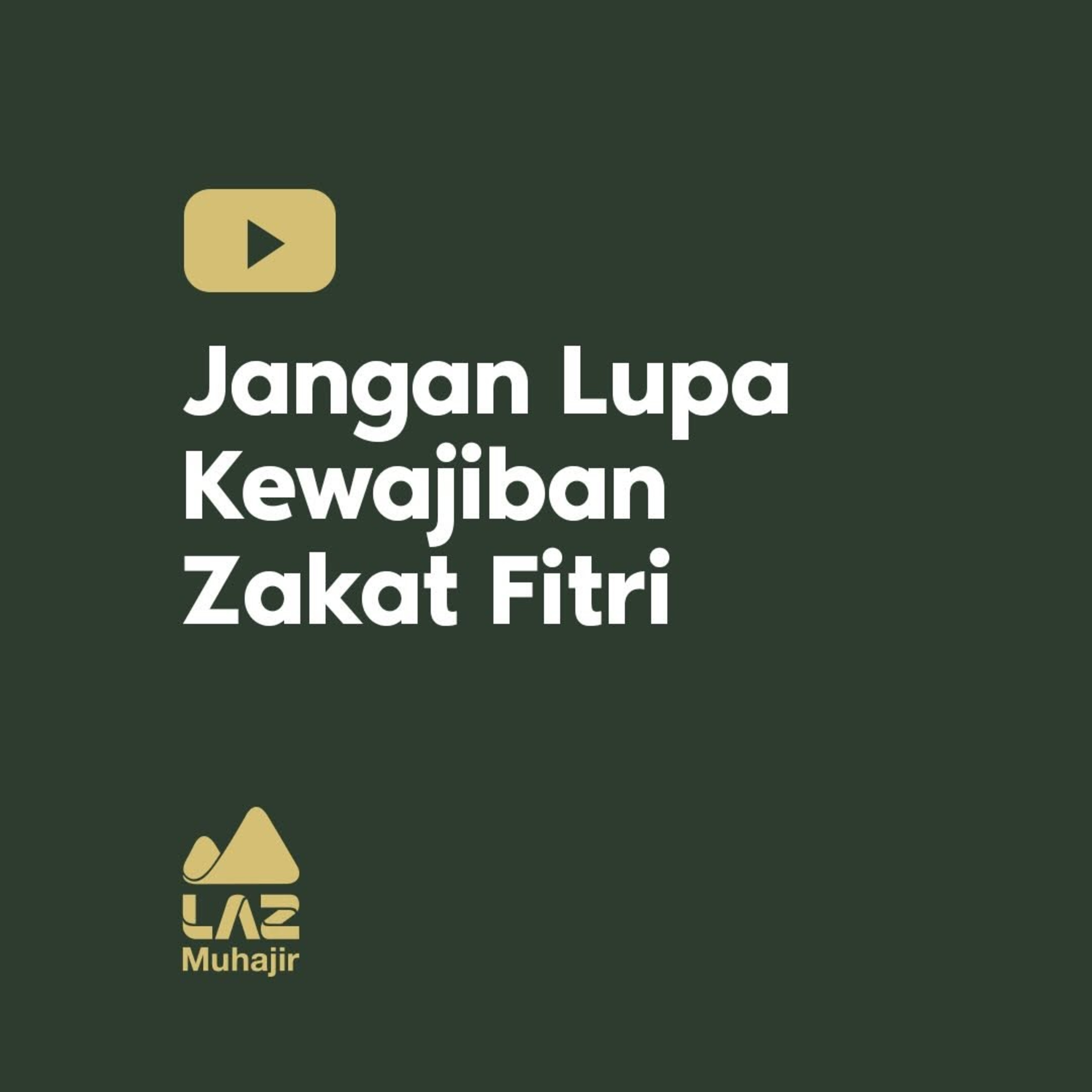 Jangan Lupa Kewajiban Zakat Fitri