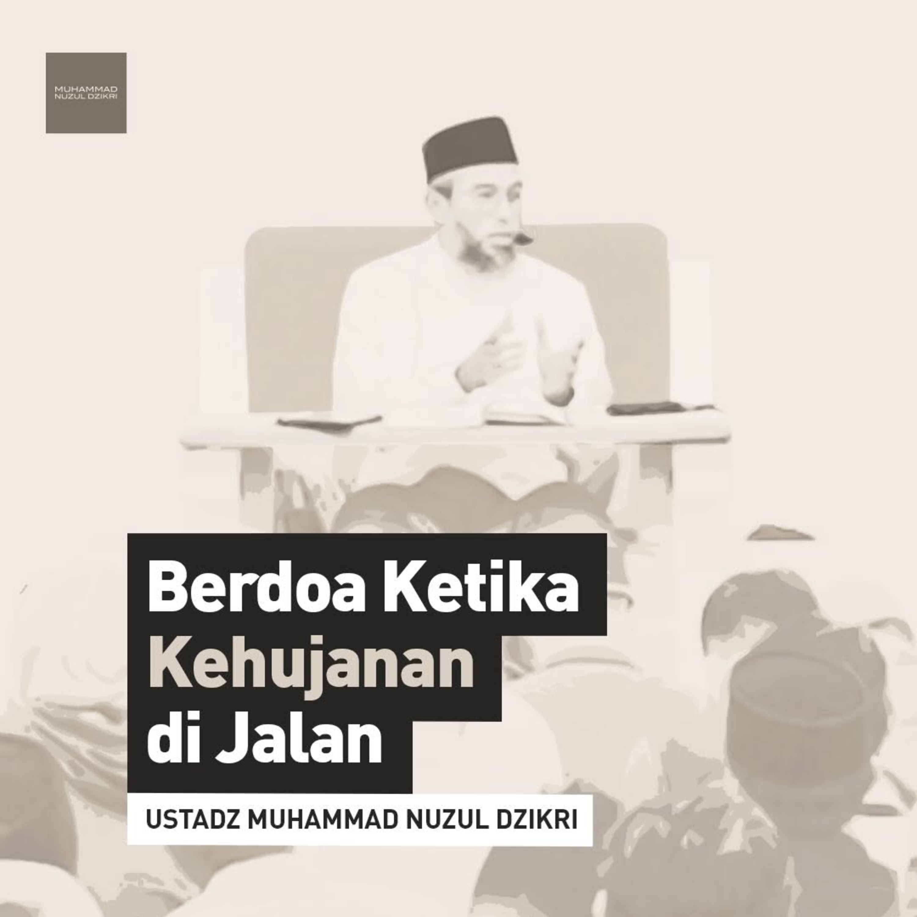 Berdoa Ketika Kehujanan di Jalan (Saying a prayer beneath the falling rain)