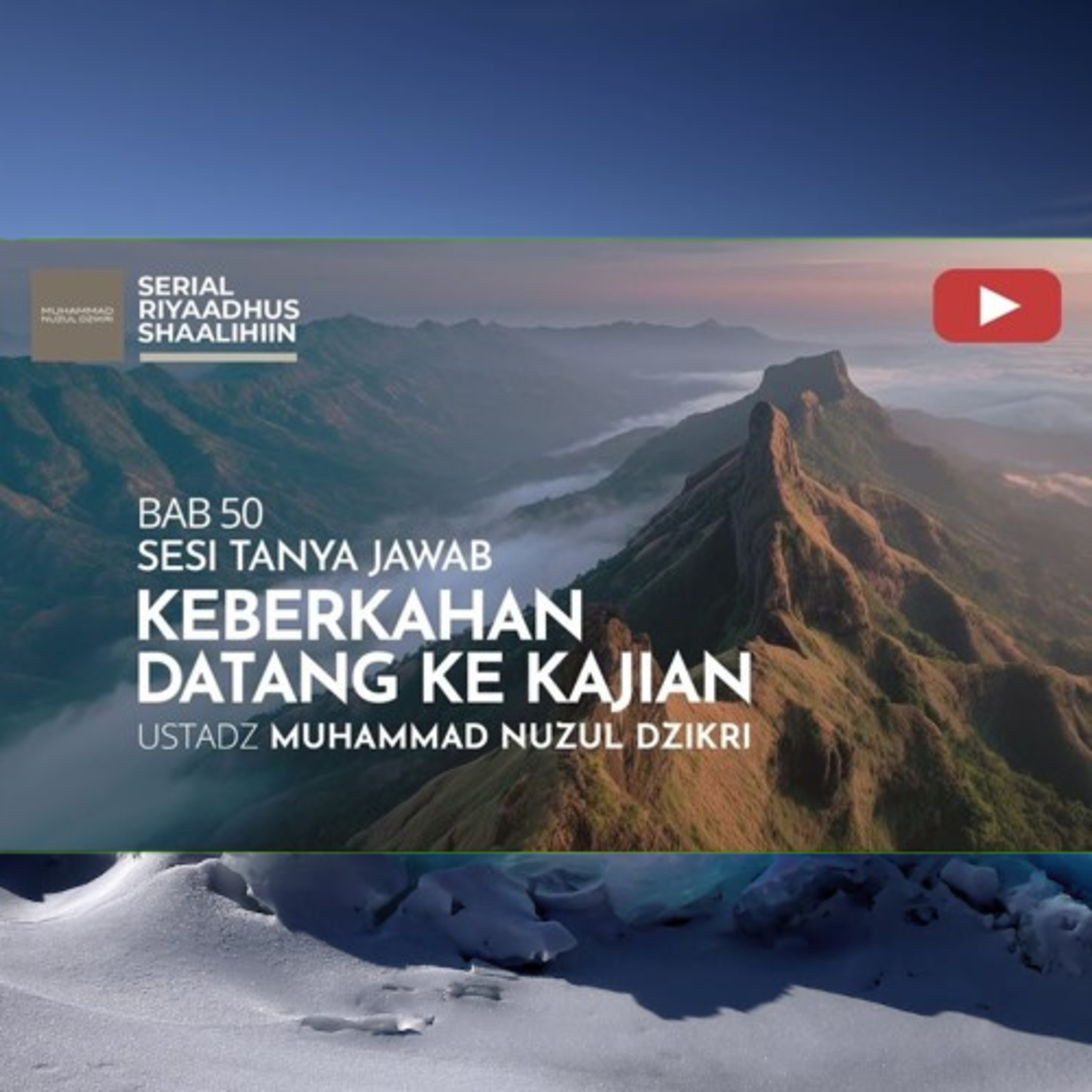 Riyaadhush Shaalihiin 2071. "KEBERKAHAN DATANG KE KAJIAN"