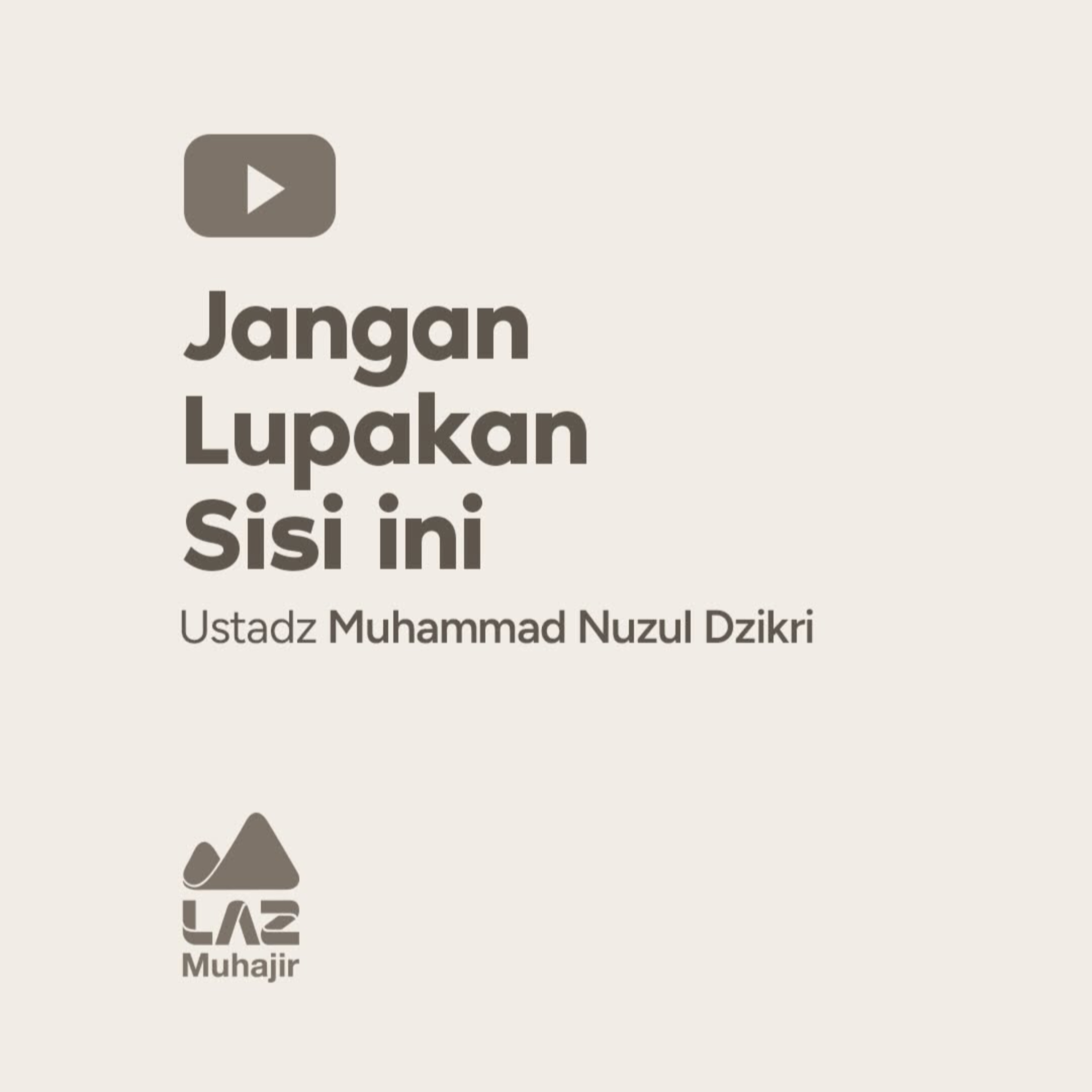 Jangan Lupakan Sisi Ini