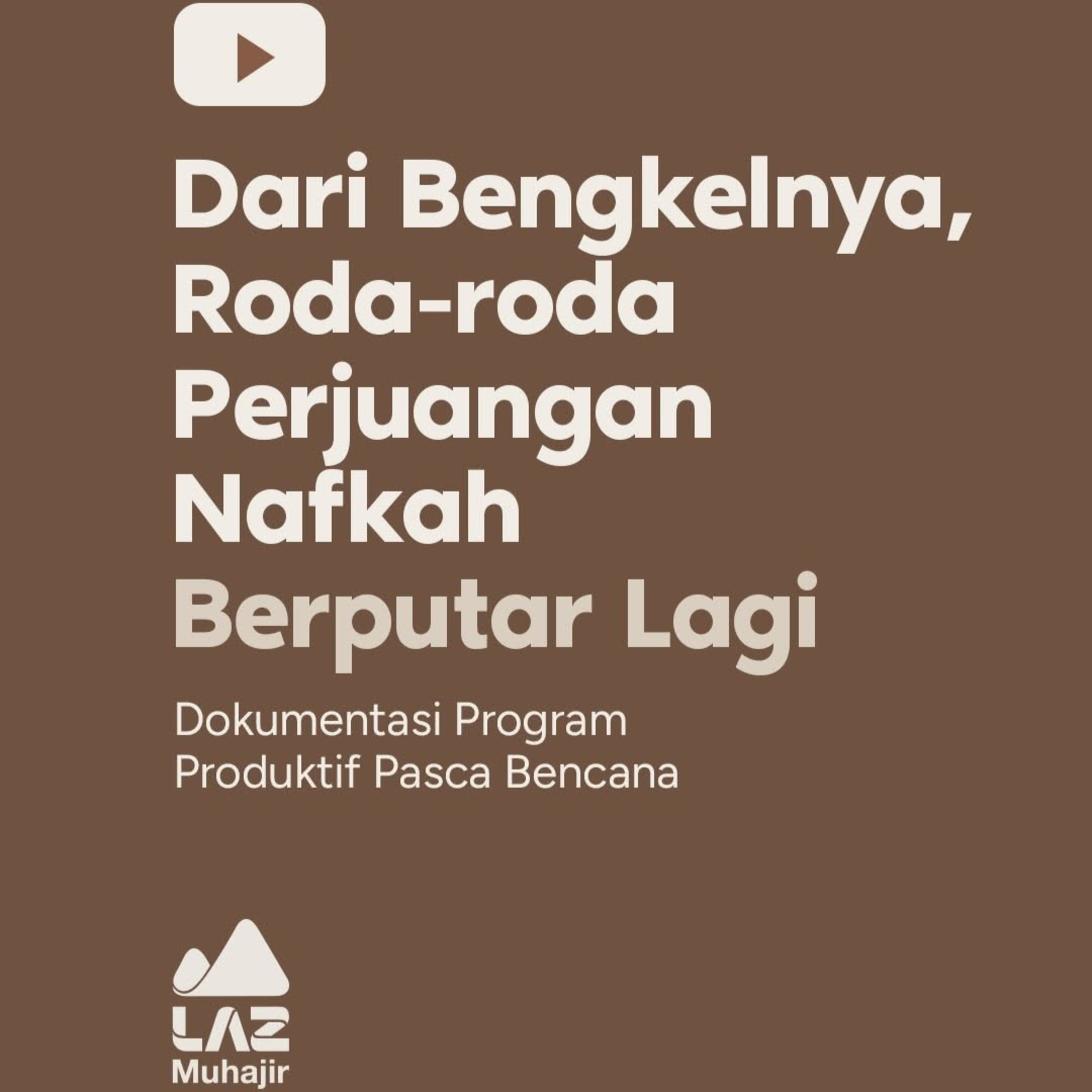 Dari Bengkelnya, Roda-roda Perjuangan Nafkah Berputar Lagi