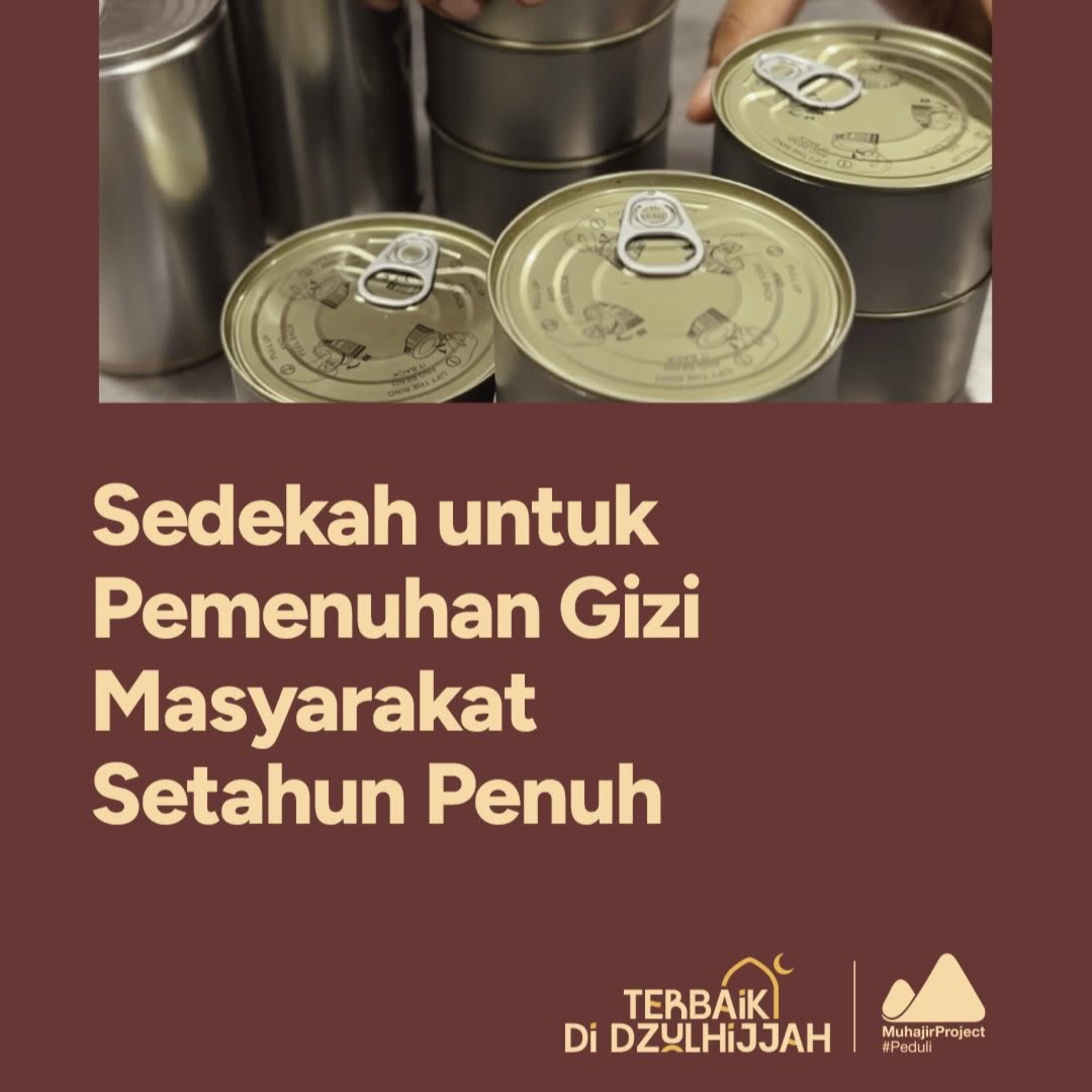 Sedekah untuk Pemenuhan Gizi Masyarakat Setahun Penuh