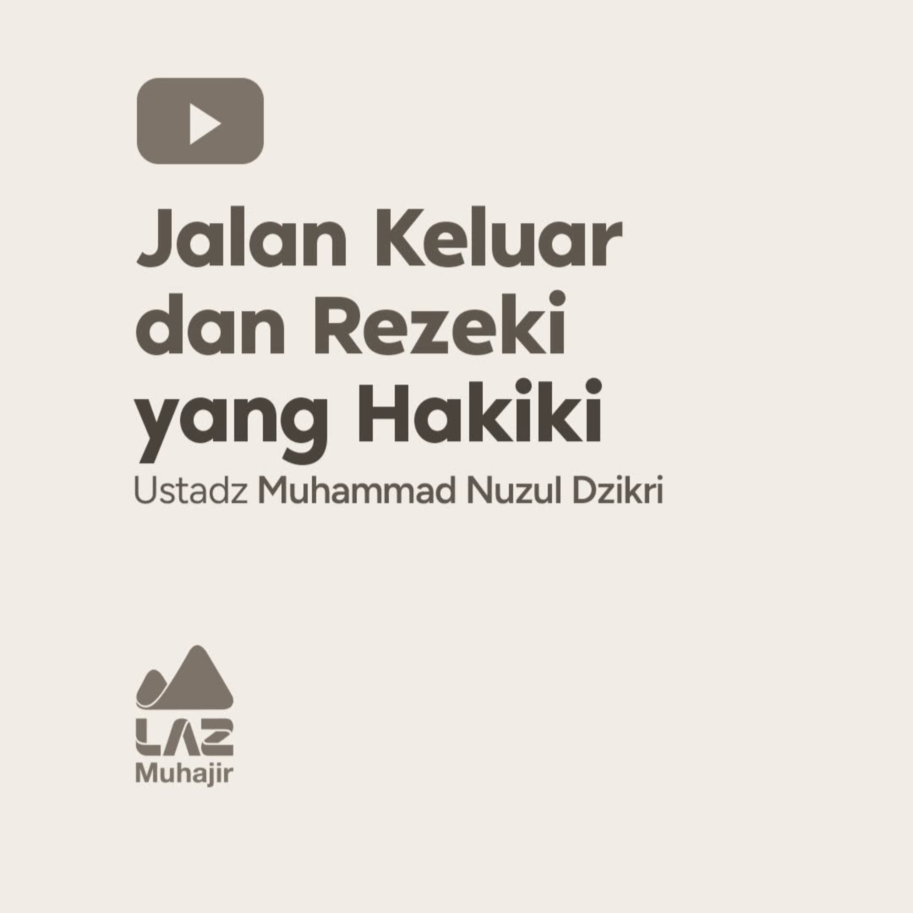 Jalan Keluar and Rezeki yang Hakiki episode artwork