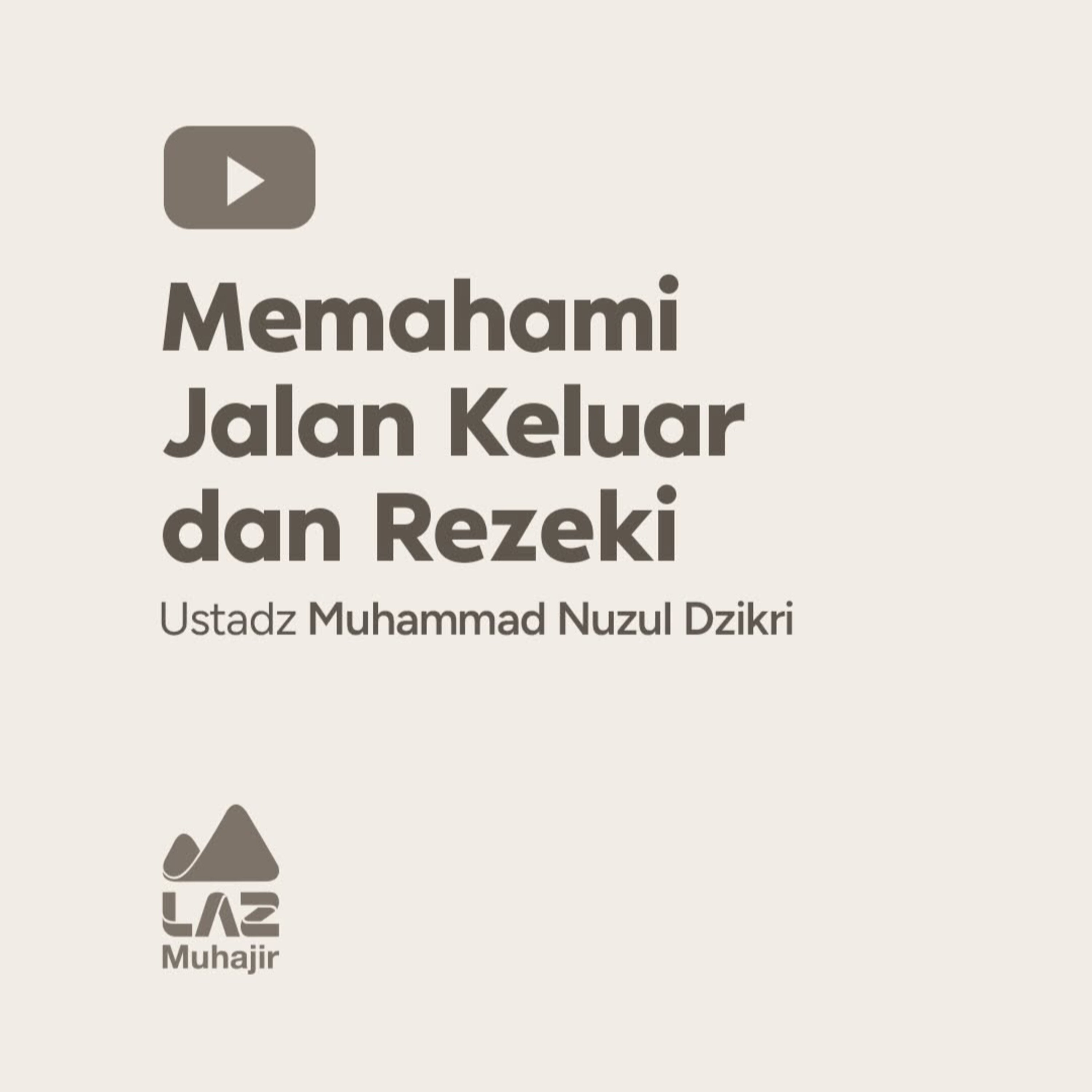 Memahami Jalan Keluar dan Rezeki episode artwork