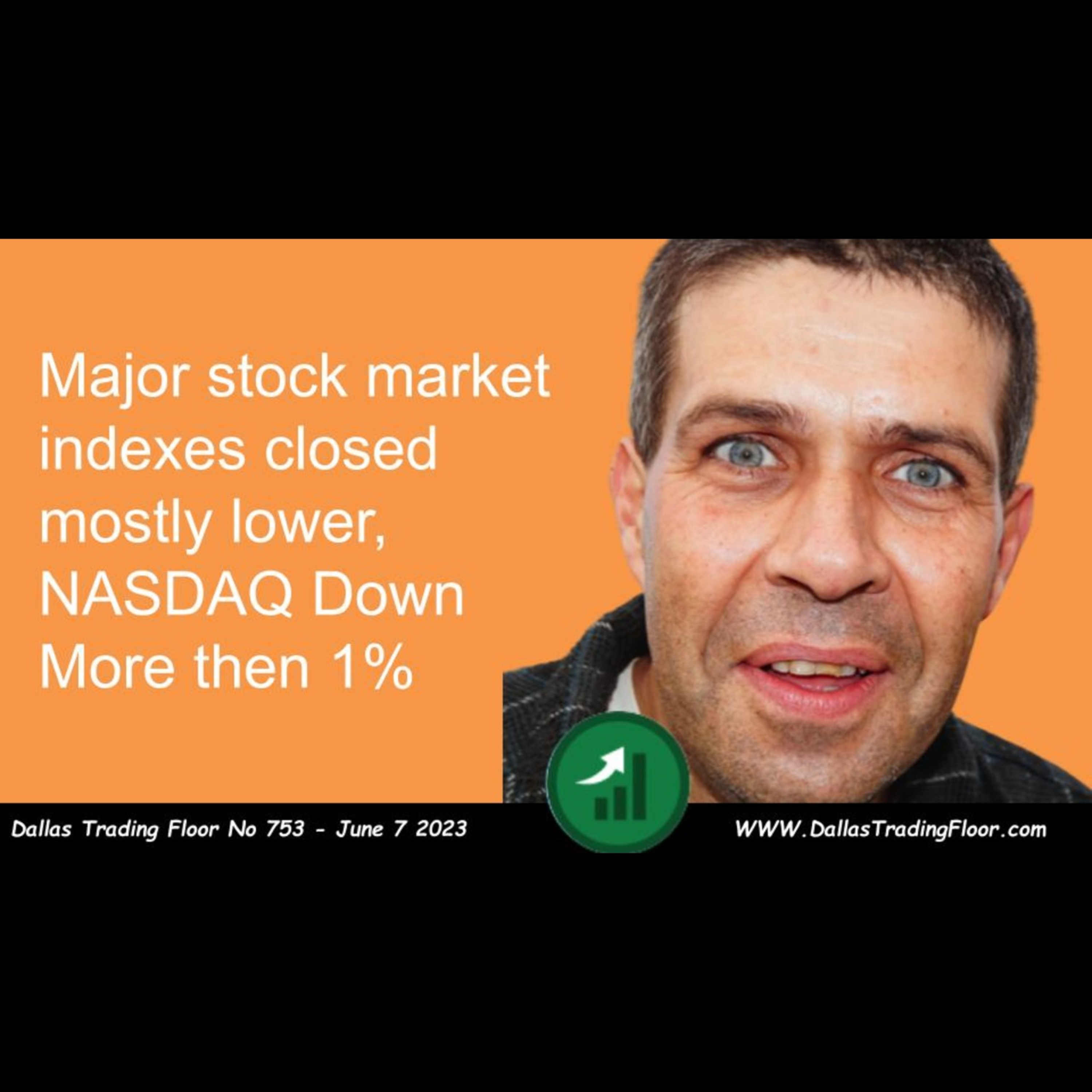 Major stock market indexes closed mostly lower, NASDAQ Down More then 1% episode artwork