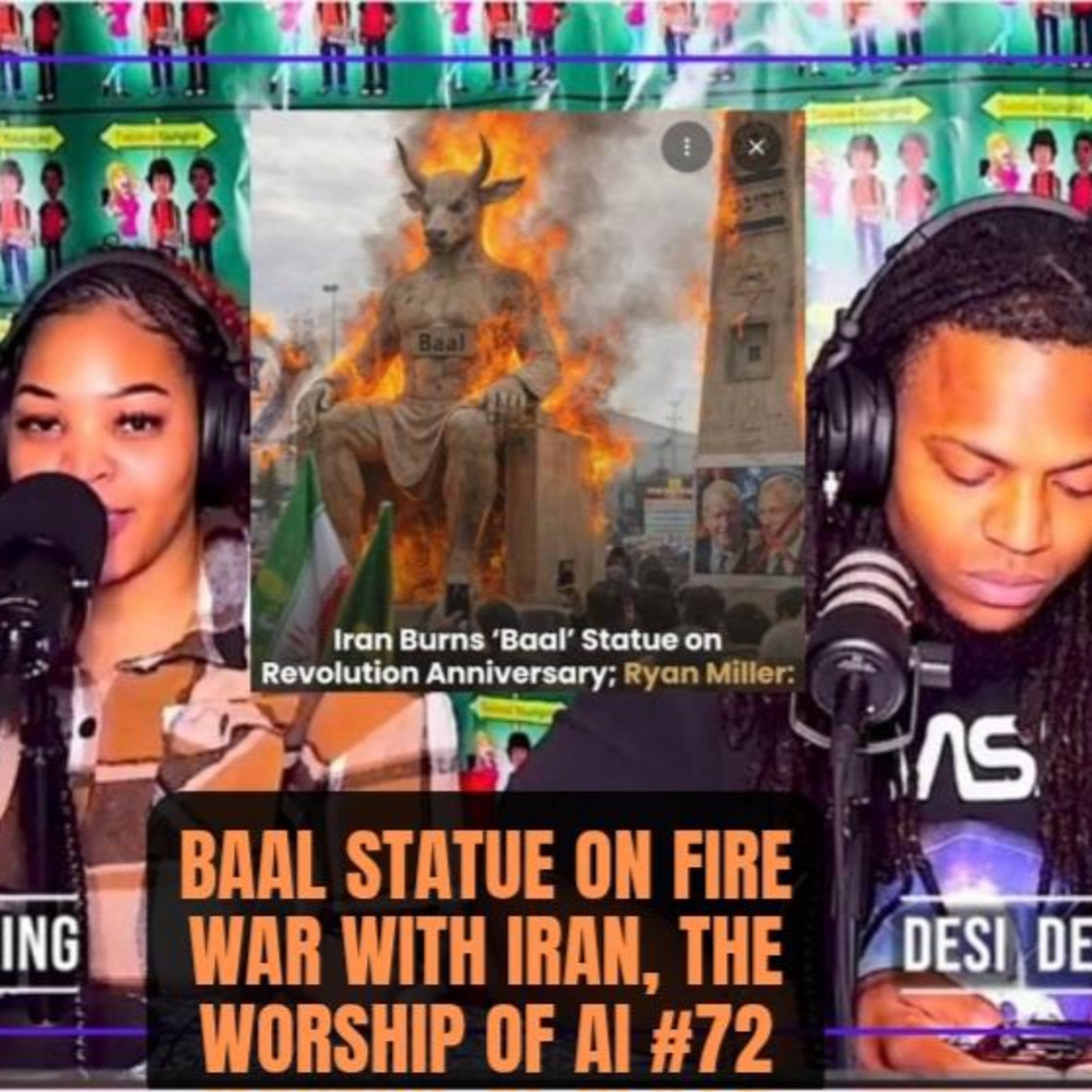 American Radical | Baal Staue On Fire, War With Iran, Celebrities Celebrating Ramadan, Rappers on Dr*gs episode artwork