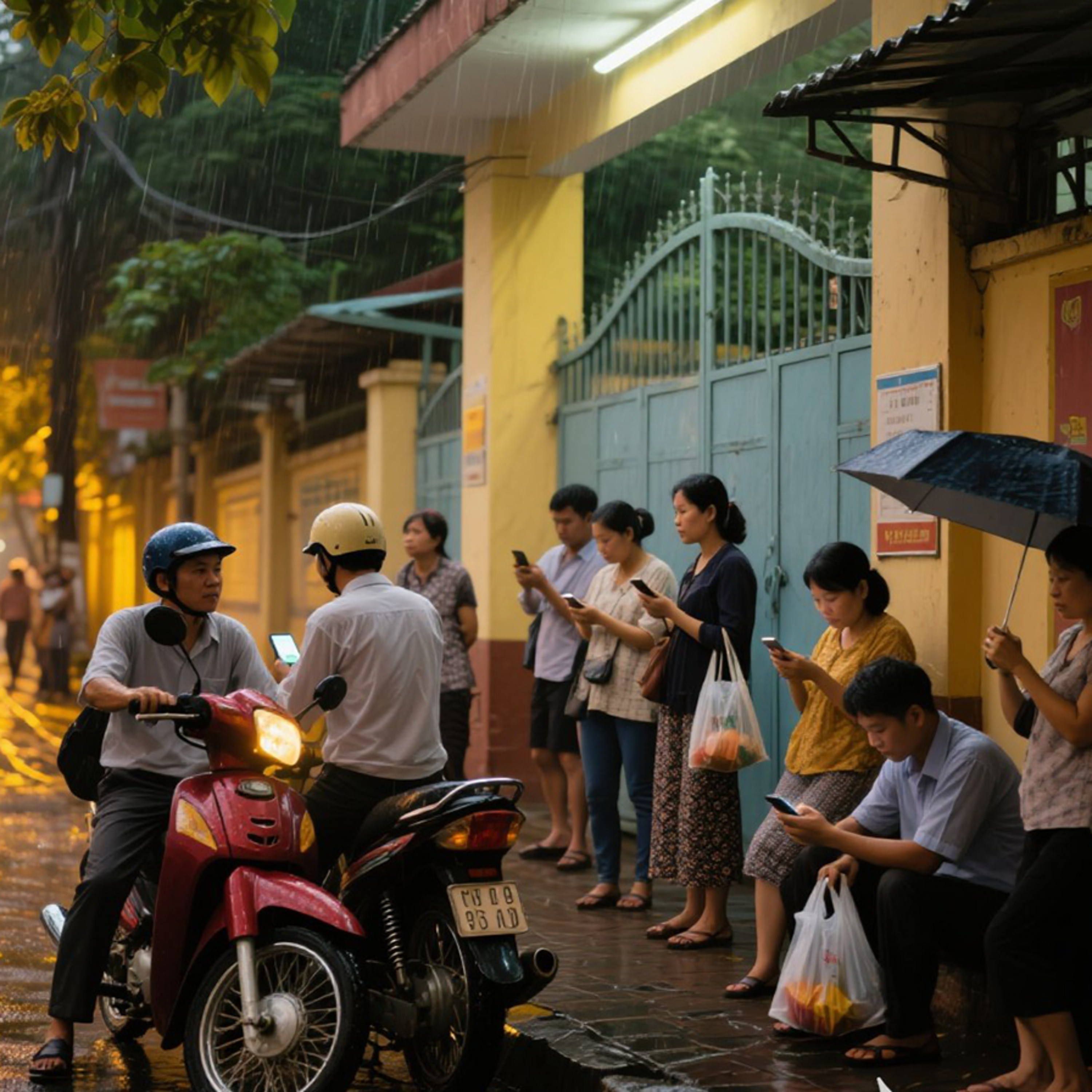 Bộ hành qua phố: Đợi con dưới mái hiên episode artwork