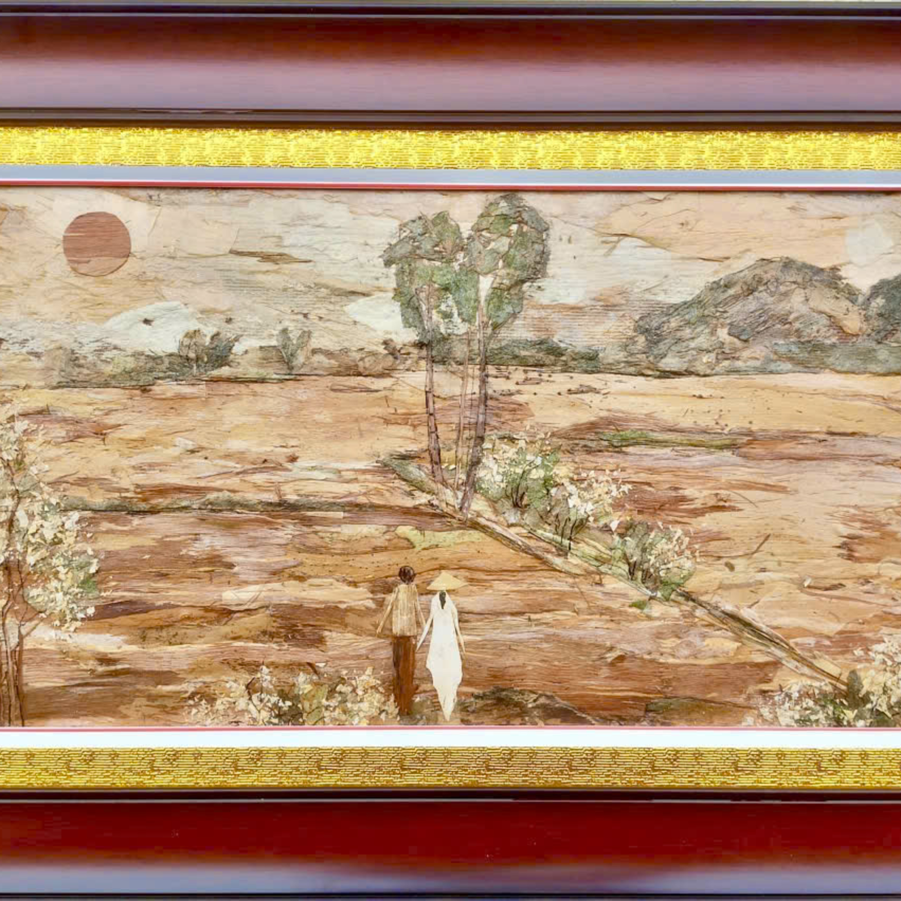 Độc đáo tranh làm từ bẹ chuối, vỏ tràm episode artwork