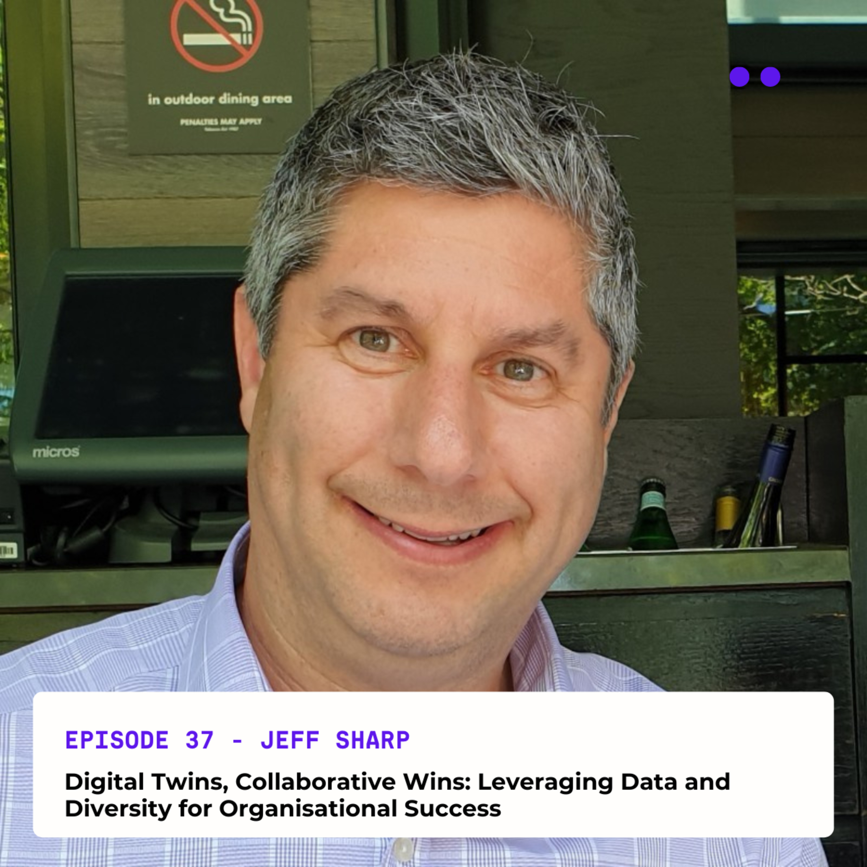 Digital Twins, Collaborative Wins: Leveraging Data and Diversity for Organisational Success | Interview with jeff sharp episode artwork