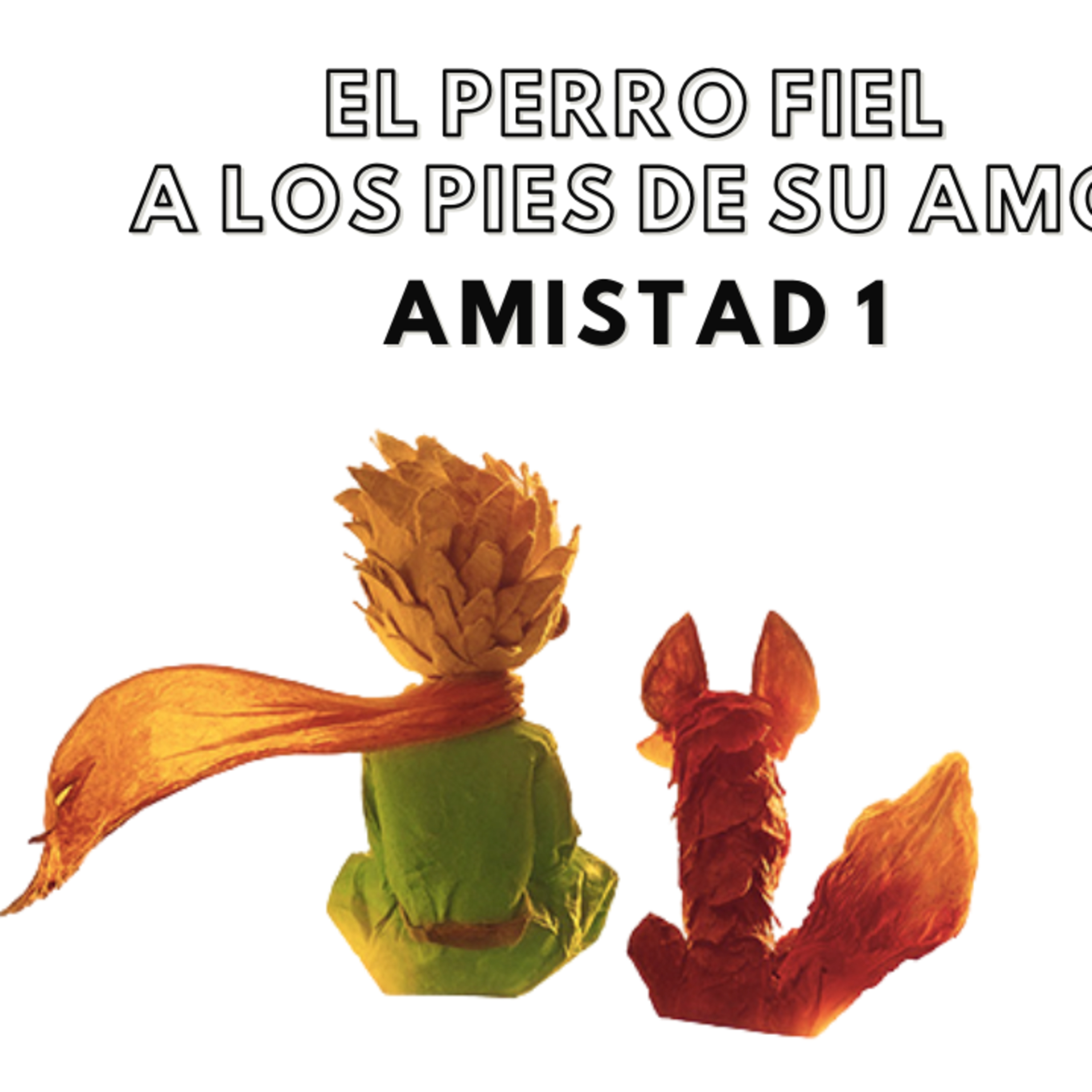 El perro fiel a los pies de su amo