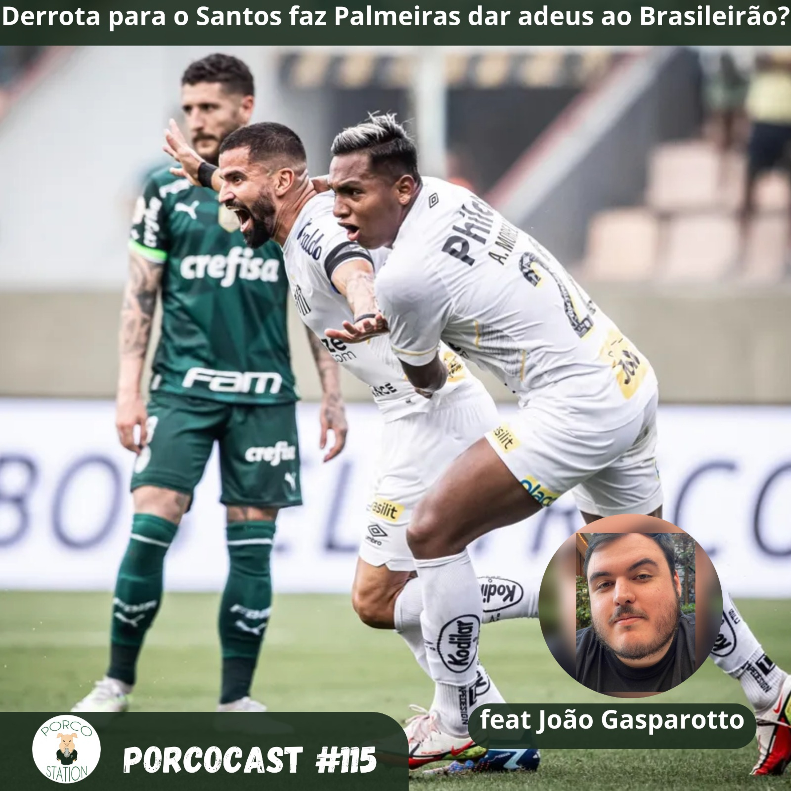 Porcocast #115- Derrota para o Santos faz o Palmeiras dar adeus ao Brasileirão? episode artwork