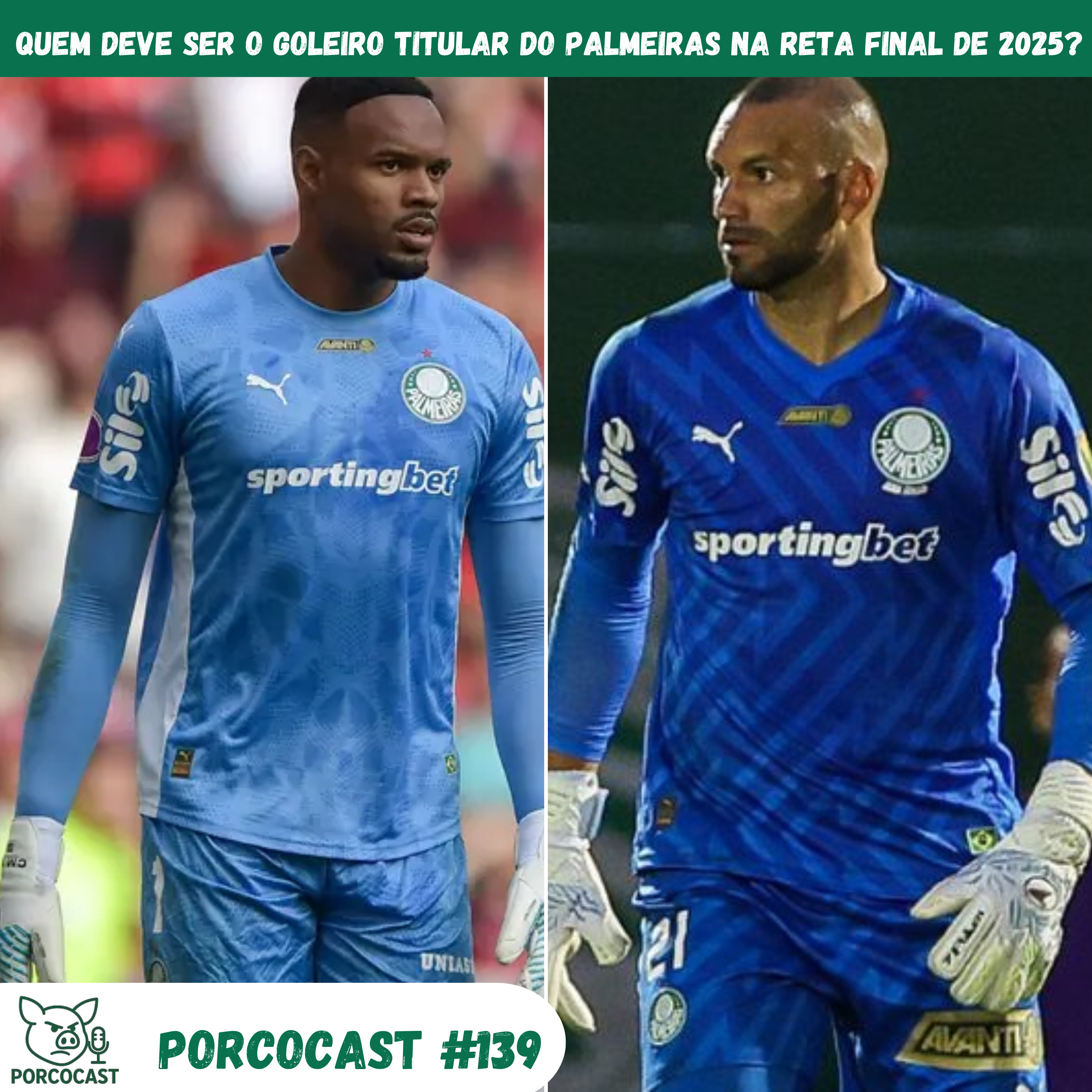 Porcocast #139 -Quem deve ser o goleiro titular do palmeiras na reta final de 2025? episode artwork