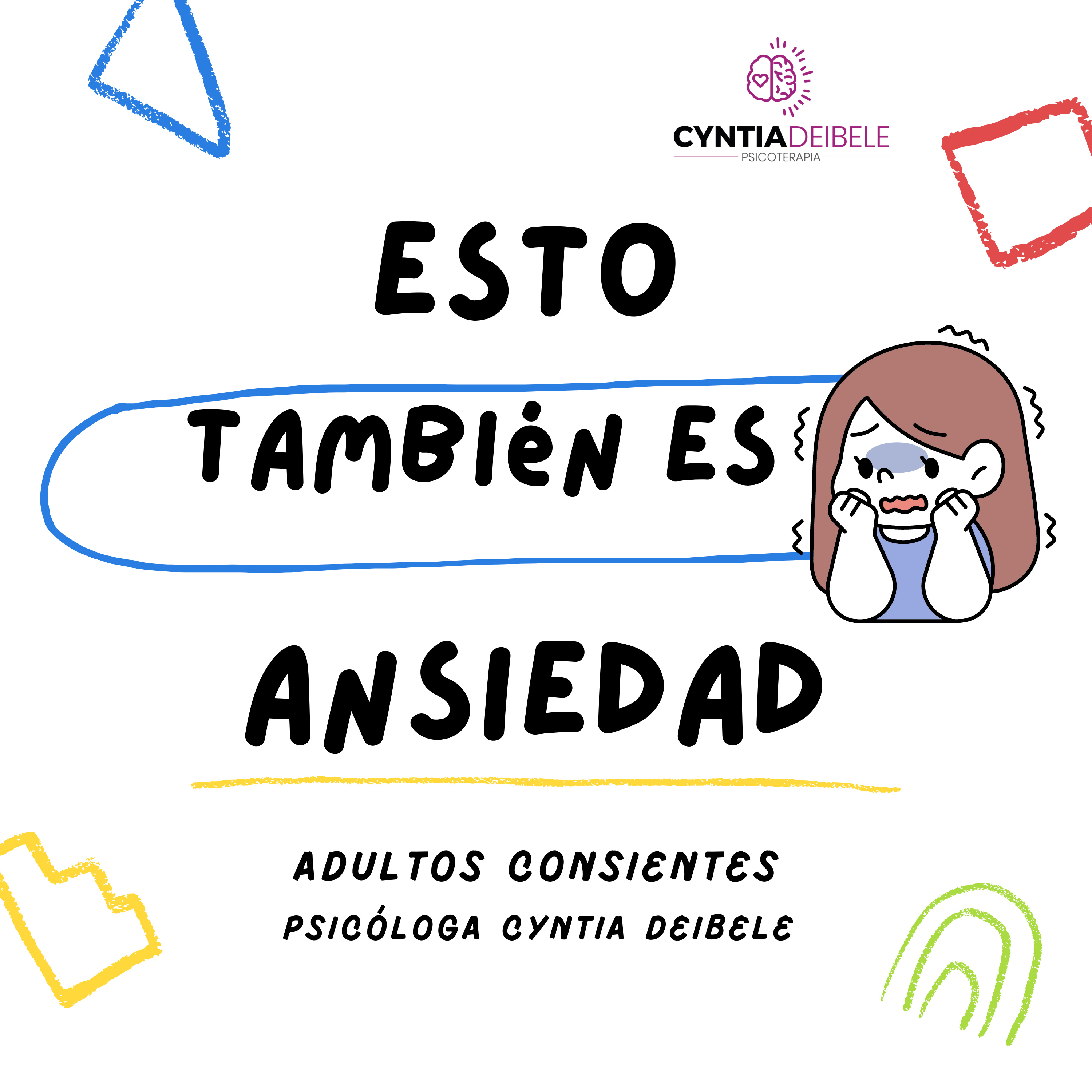 ¡¡Esto también es ansiedad y no lo sabías!! @psicologacyntiadeibele