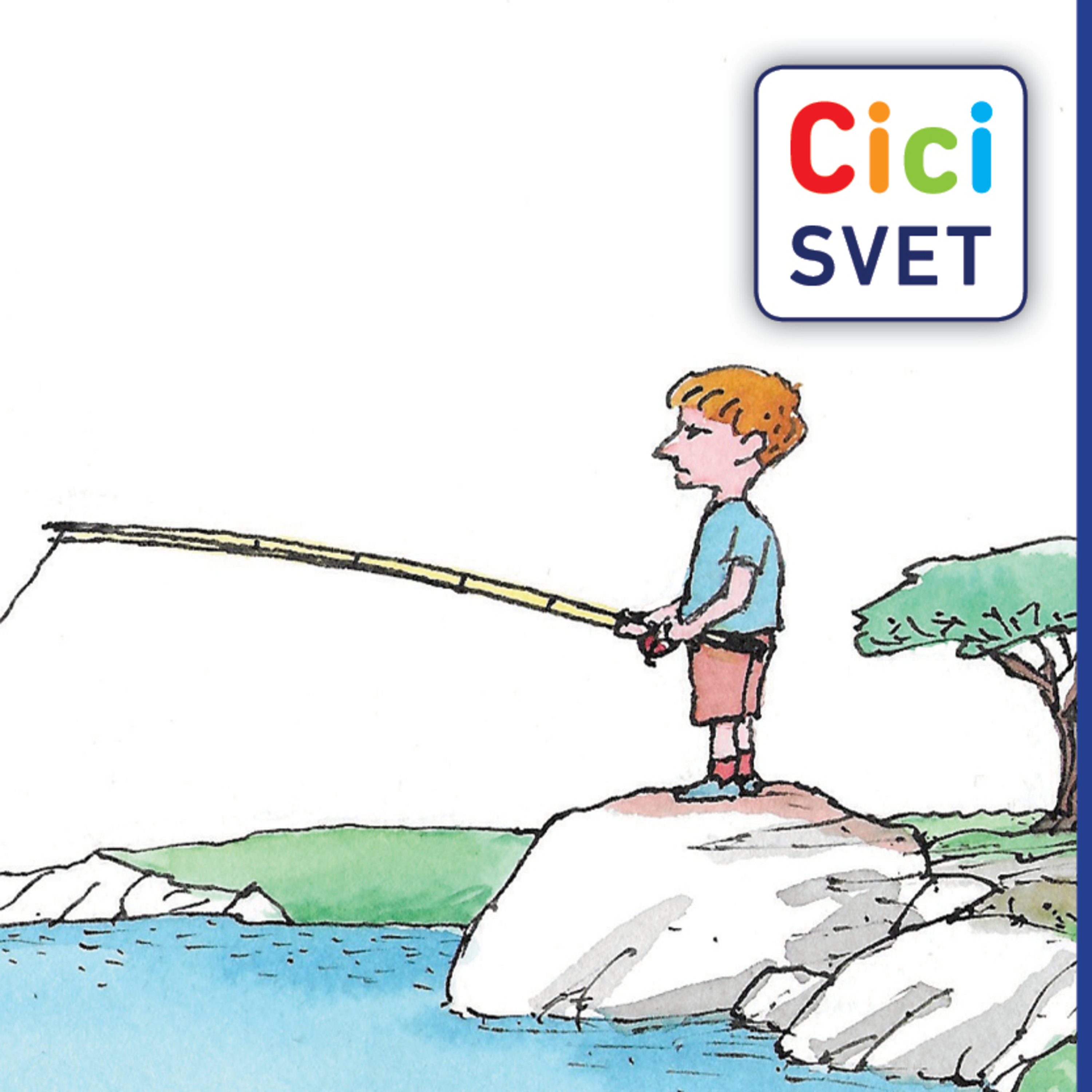 O fantu, ki je lovil ribe