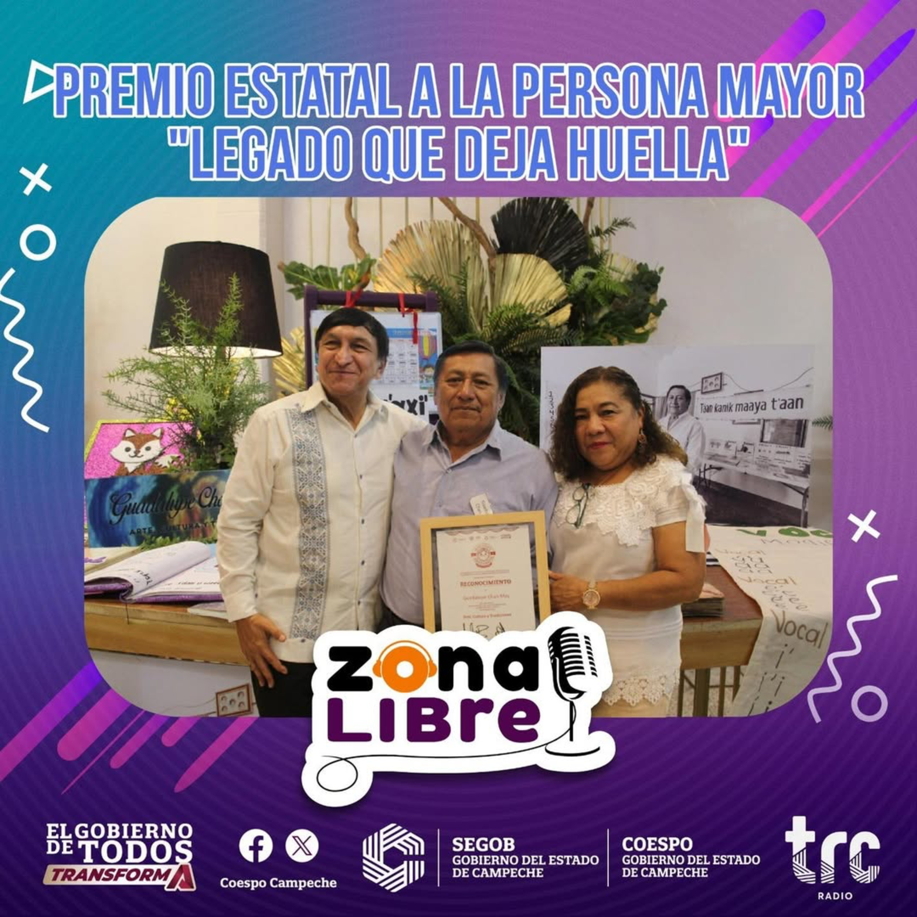 Zona Libre - Premio Estatal a la Persona Mayor  episode artwork