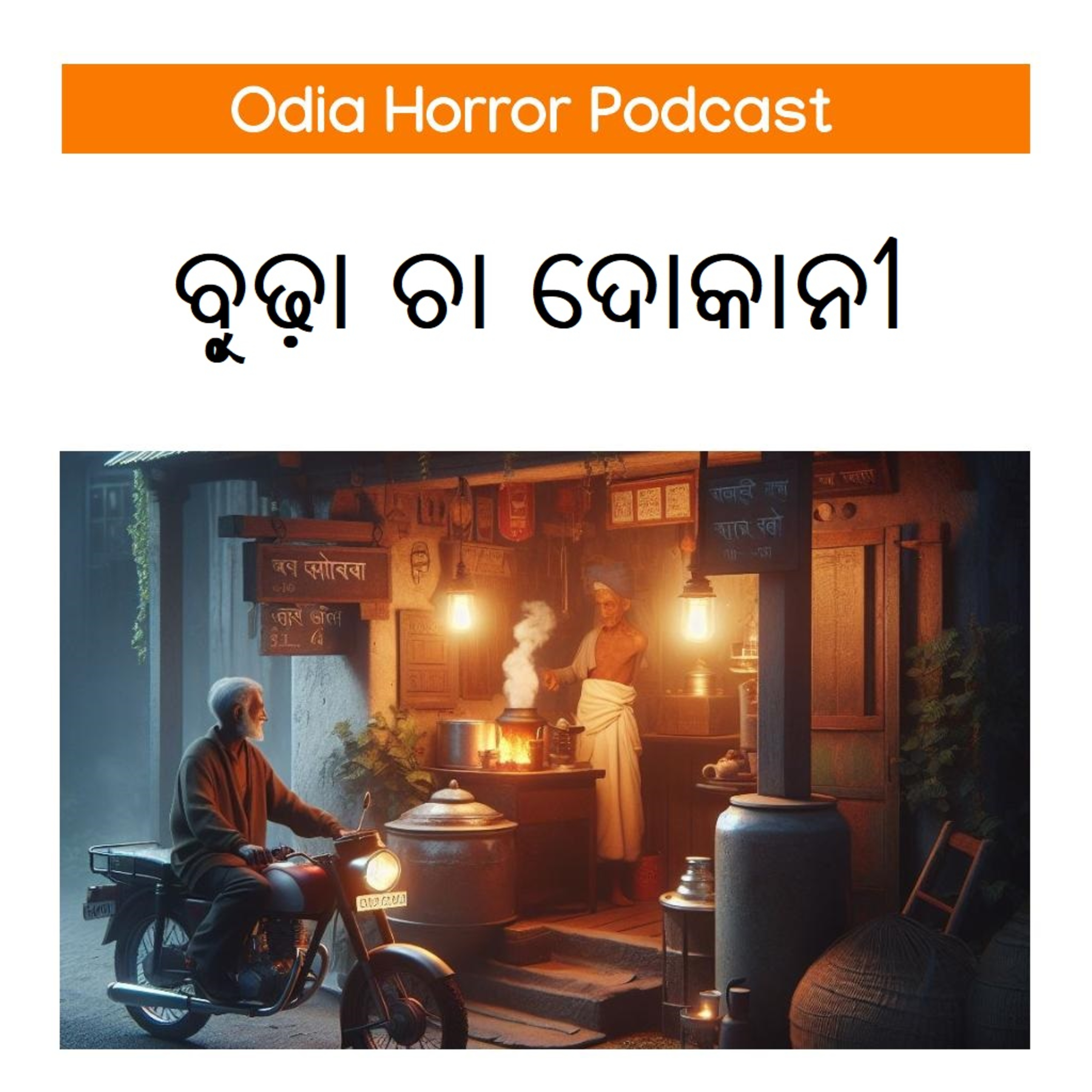 ଚା ଦୋକାନୀର ଭୁତ | Odia Horror Podcast episode artwork