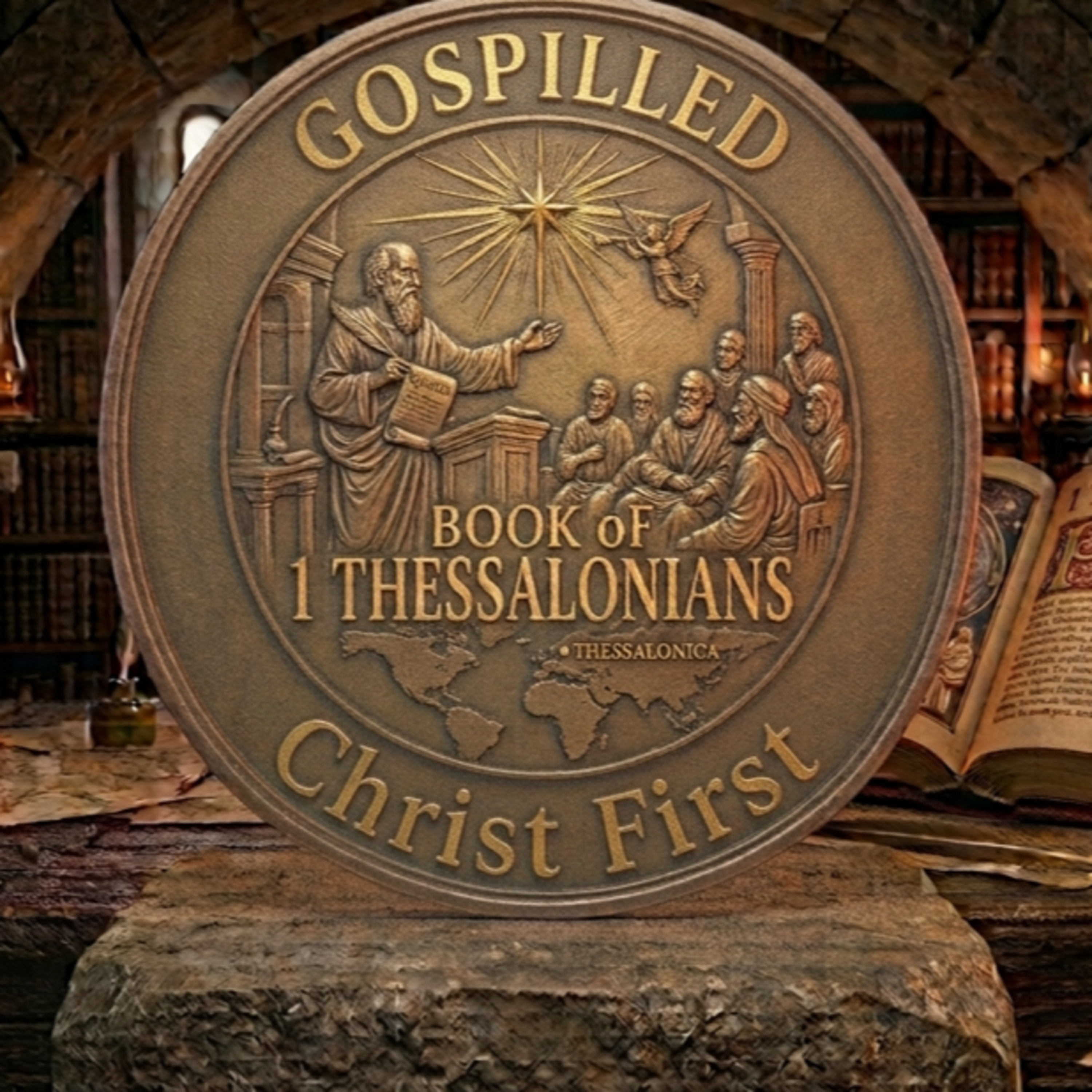 Book of 1 Thessalonians Audio Bible | KJV Reading Chapter Timestamps | Andrew Horval  episode artwork