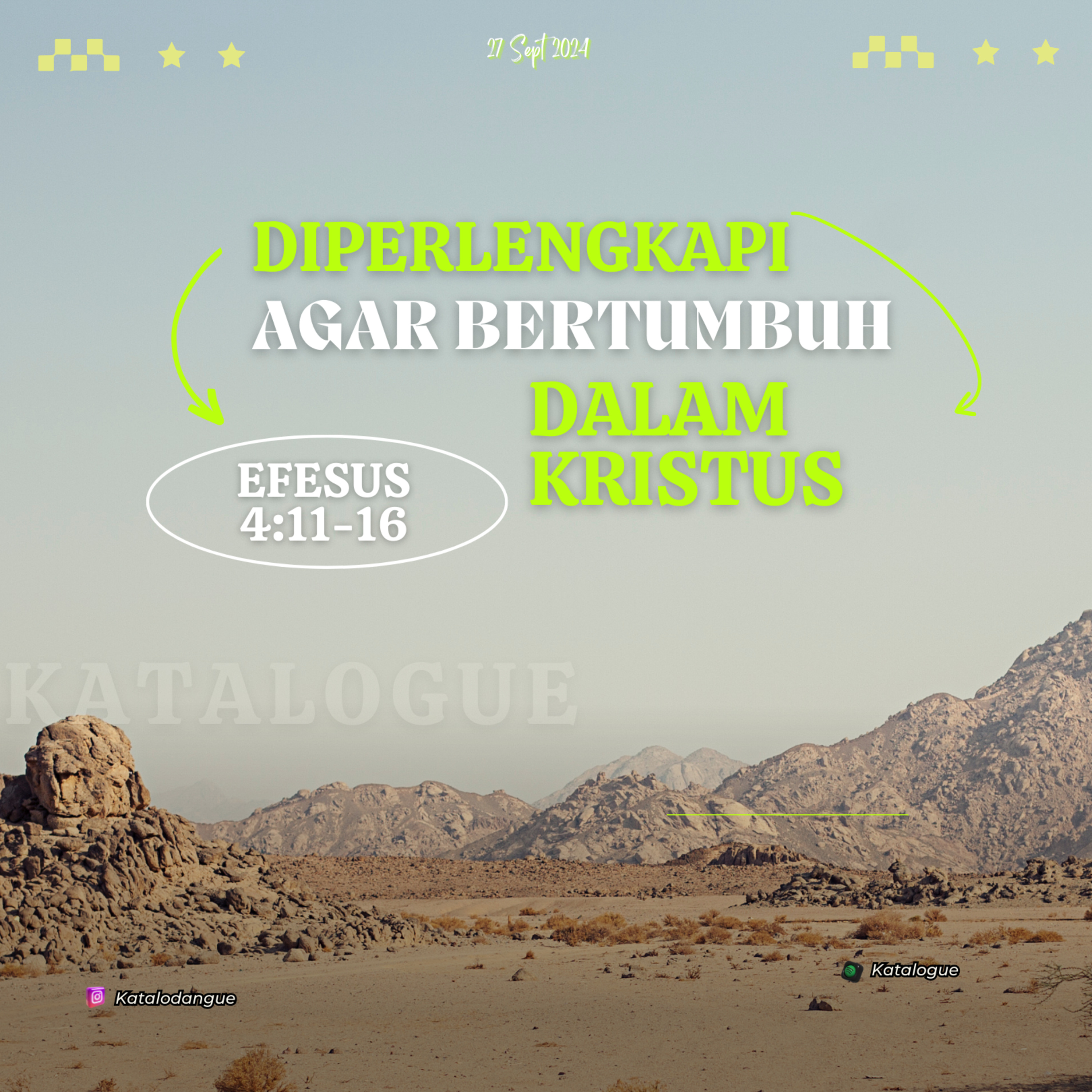 Diperlengkapi Agar Bertumbuh Dalam Kristus episode artwork