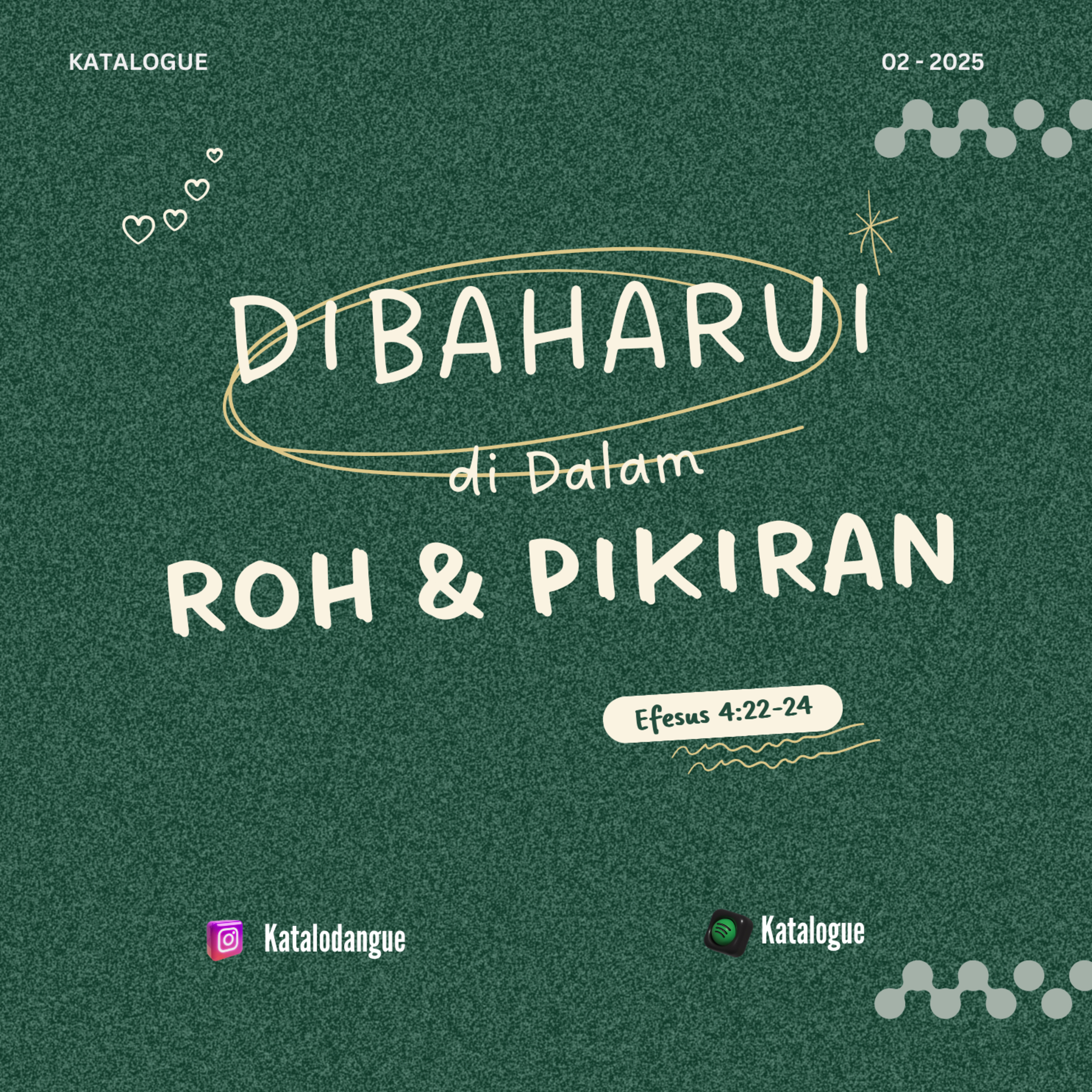 Dibaharui di dalam Roh dan Pikiran episode artwork