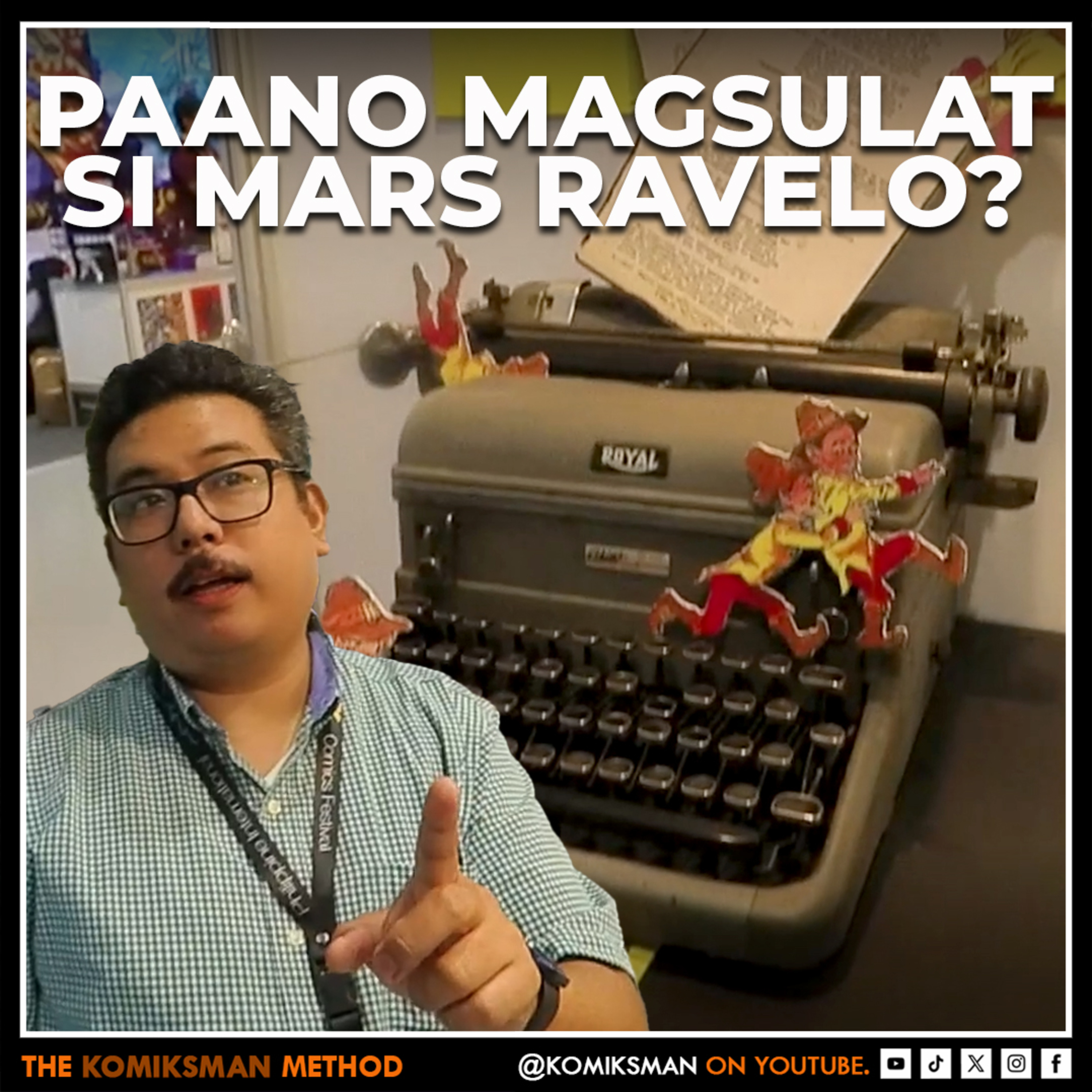 Paano Magsulat si Mars Ravelo? With Mars Ravelo's Grandson at #PICOF2025.