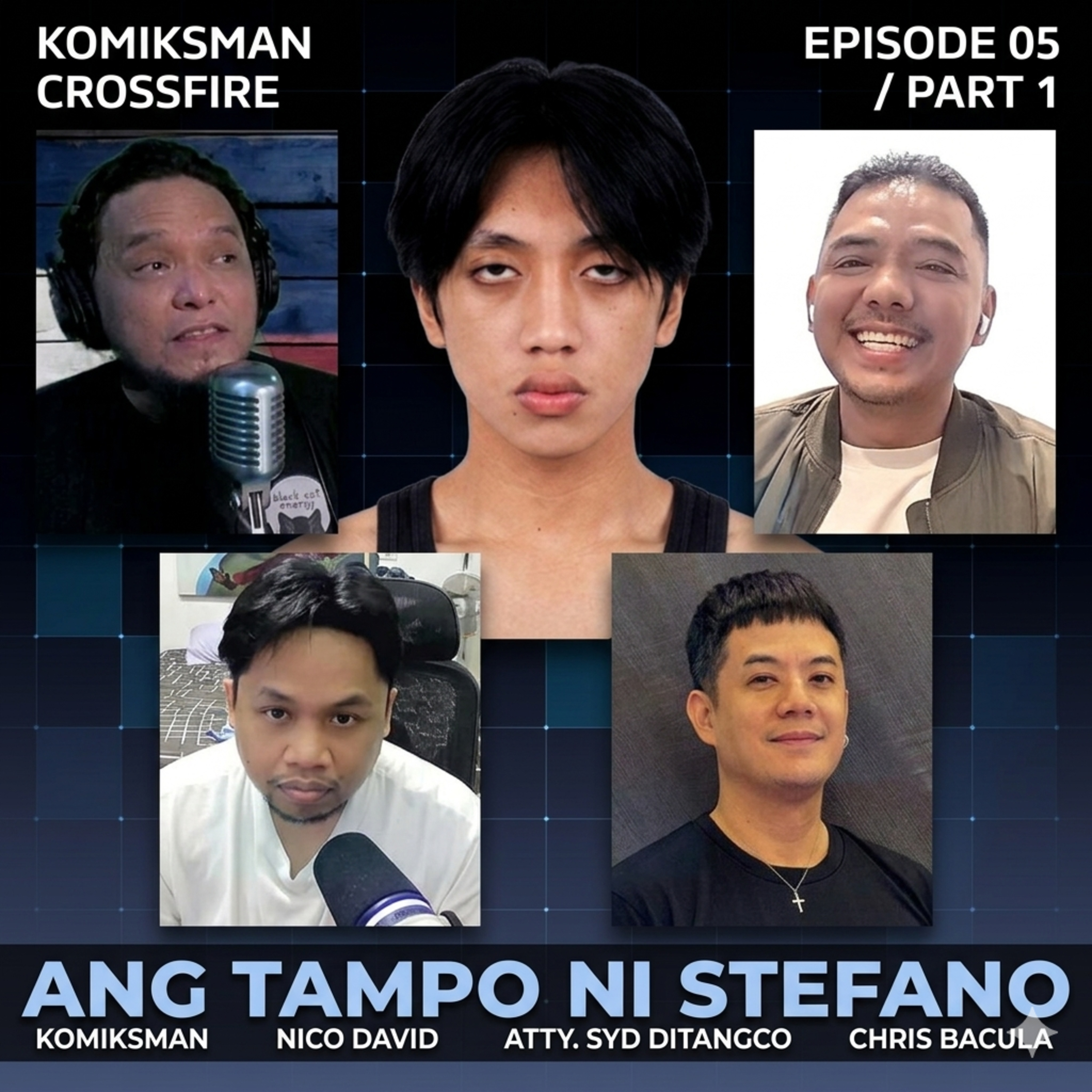 CROSSFIRE 05: Stefano-RiaVlogs Issue Debate with Nico David and Atty. Syd Ditangco episode artwork