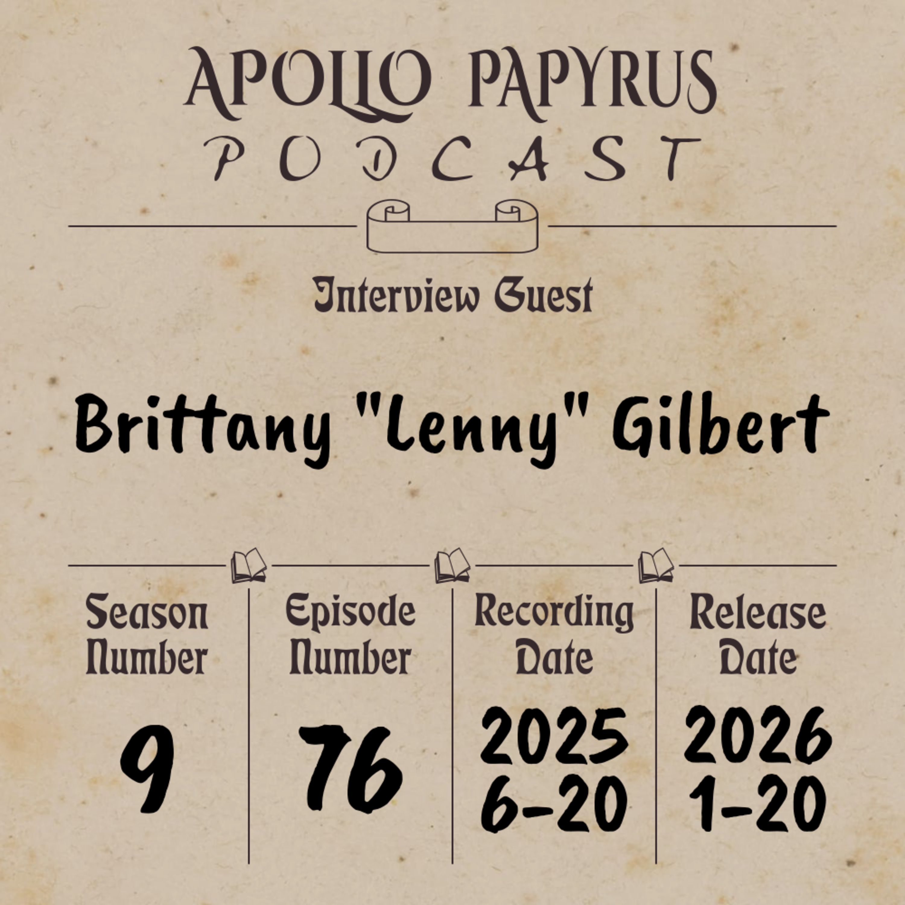 Apollo Papyrus Podcast