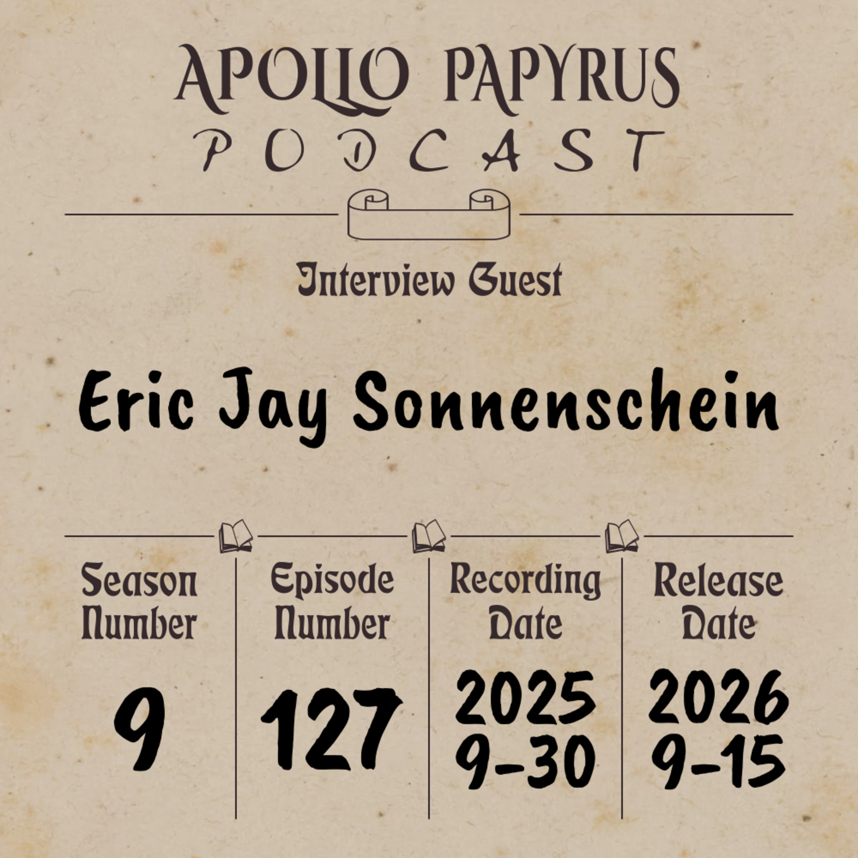 Novels, Essays, Poems, and Plastiglas with Eric Jay Sonnenschein episode artwork
