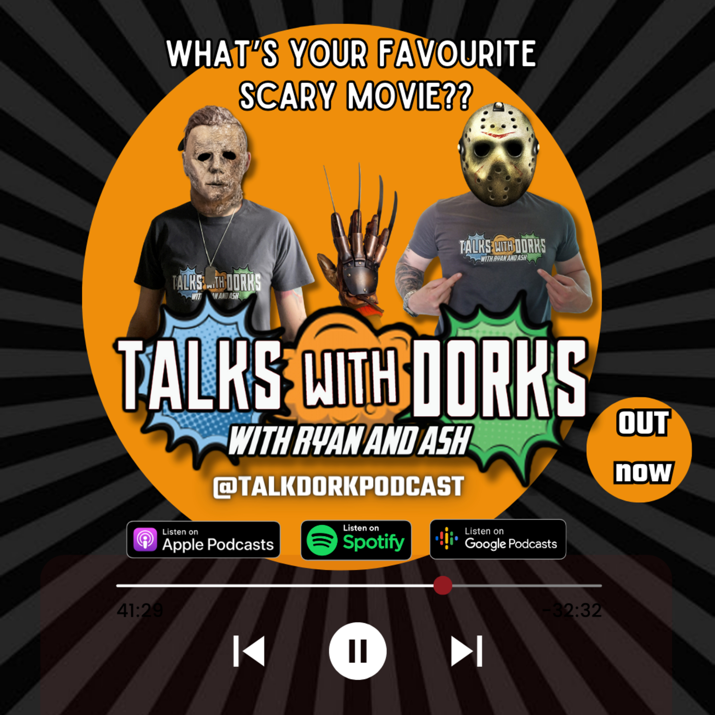 TALKS WITH DORKS EP.30 (WHAT'S YOUR FAVOURITE SCARY MOVIE?) episode artwork