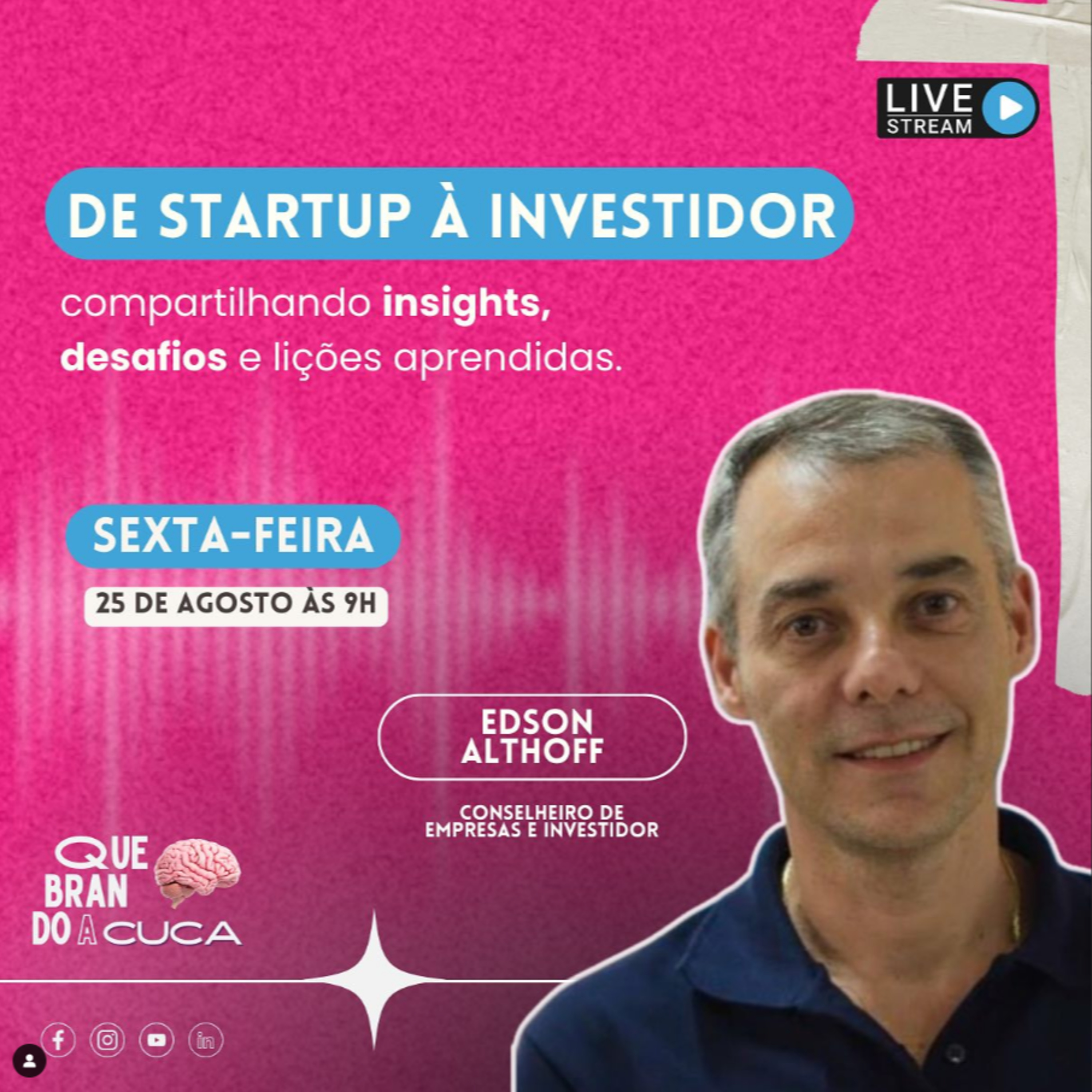 De startup a investidor: compartilhando insights, desafios e lições aprendidas episode artwork
