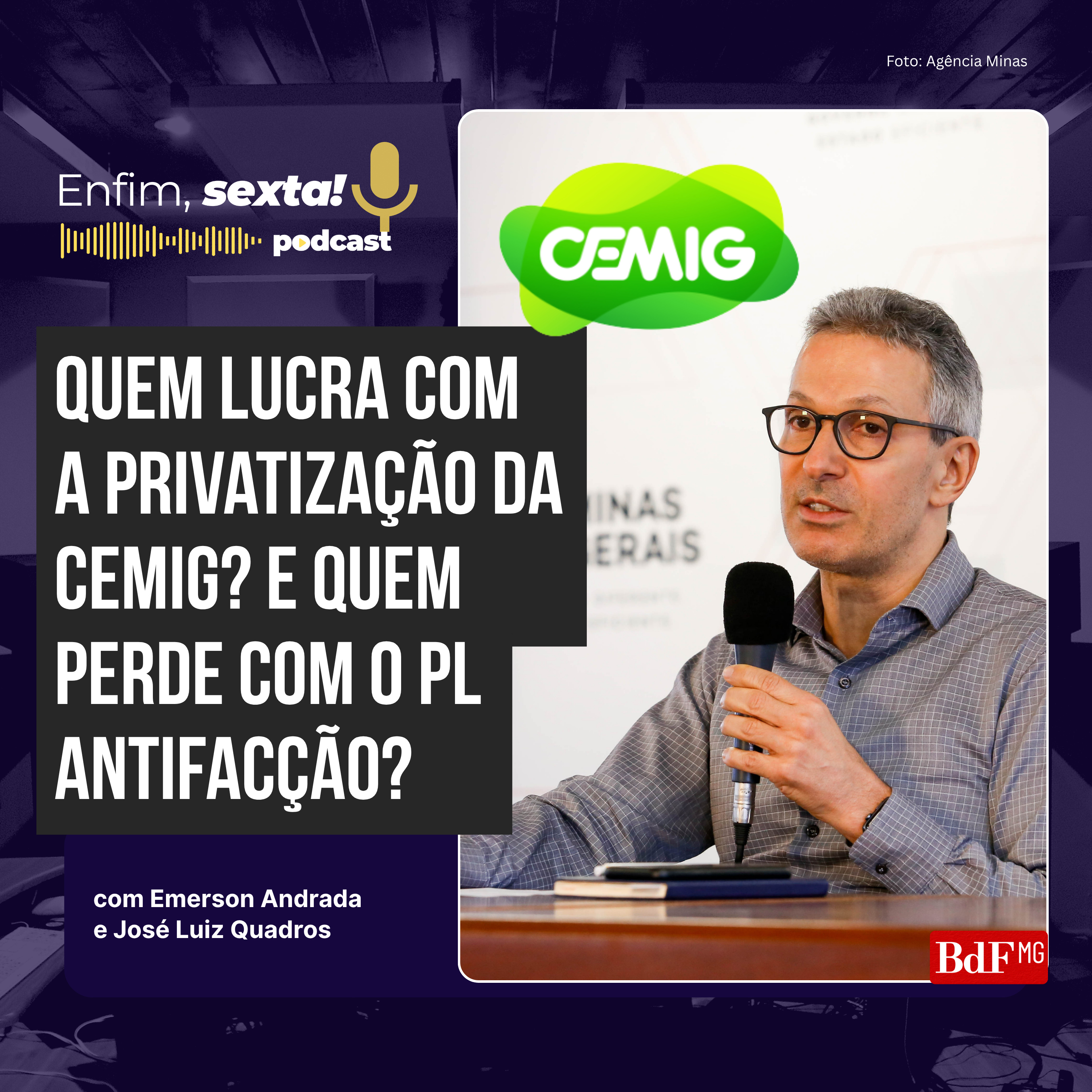 Quem lucra com a privatização da Cemig? E quem perde com o PL Antifacção?