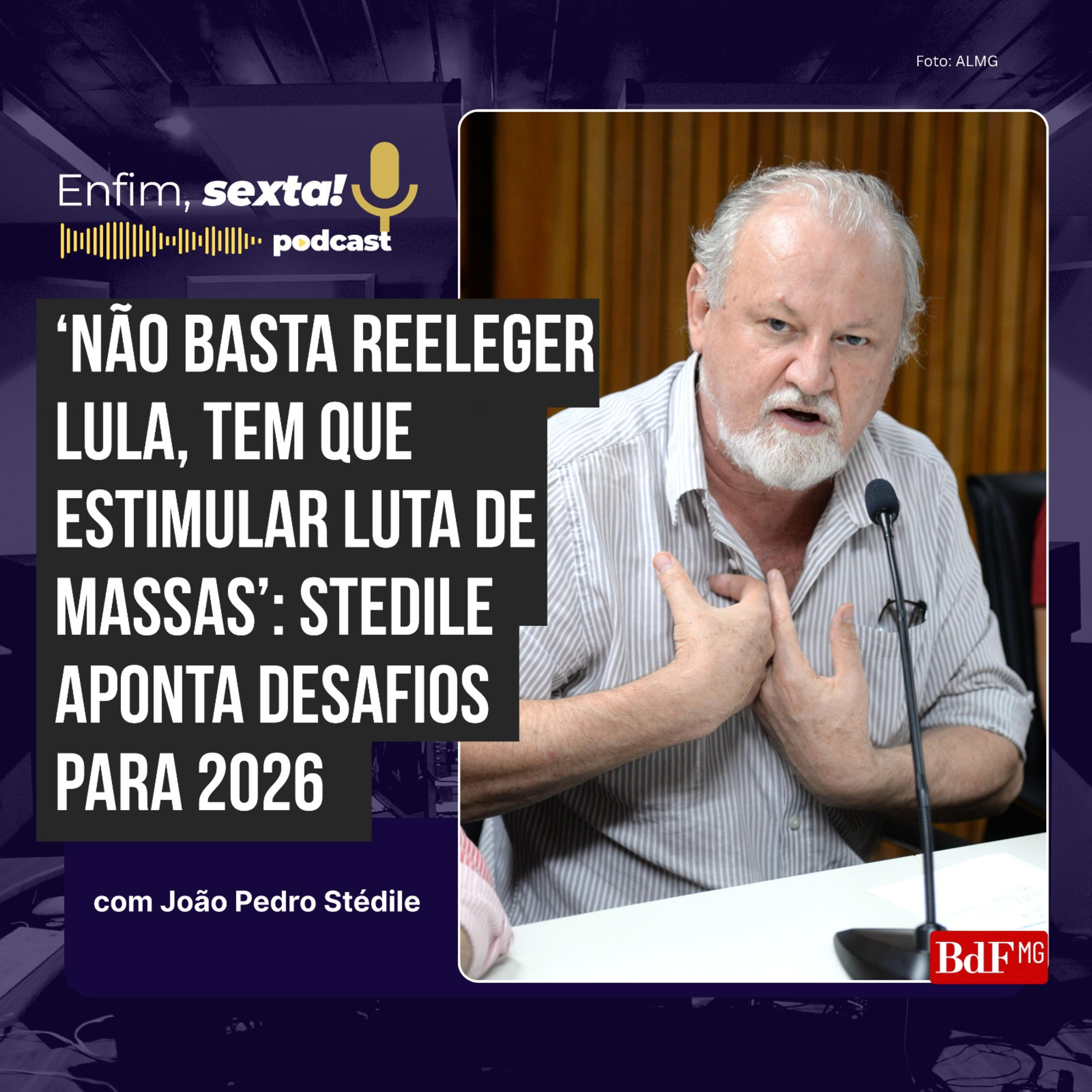 ‘Não basta reeleger Lula, tem que estimular luta de massas’: Stédile aponta desafios para 2026
