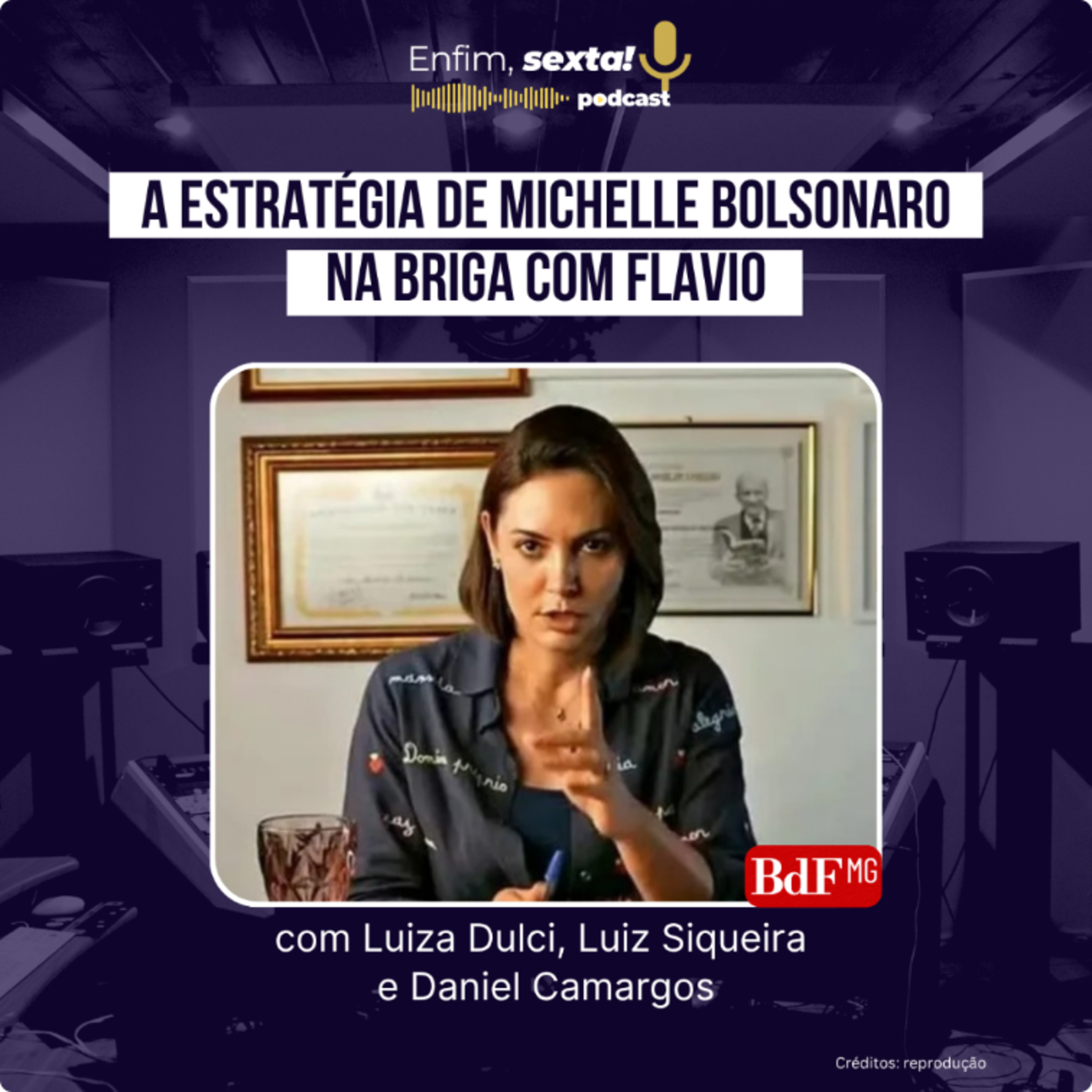 A estratégia de Michelle Bolsonaro na briga com Flávio