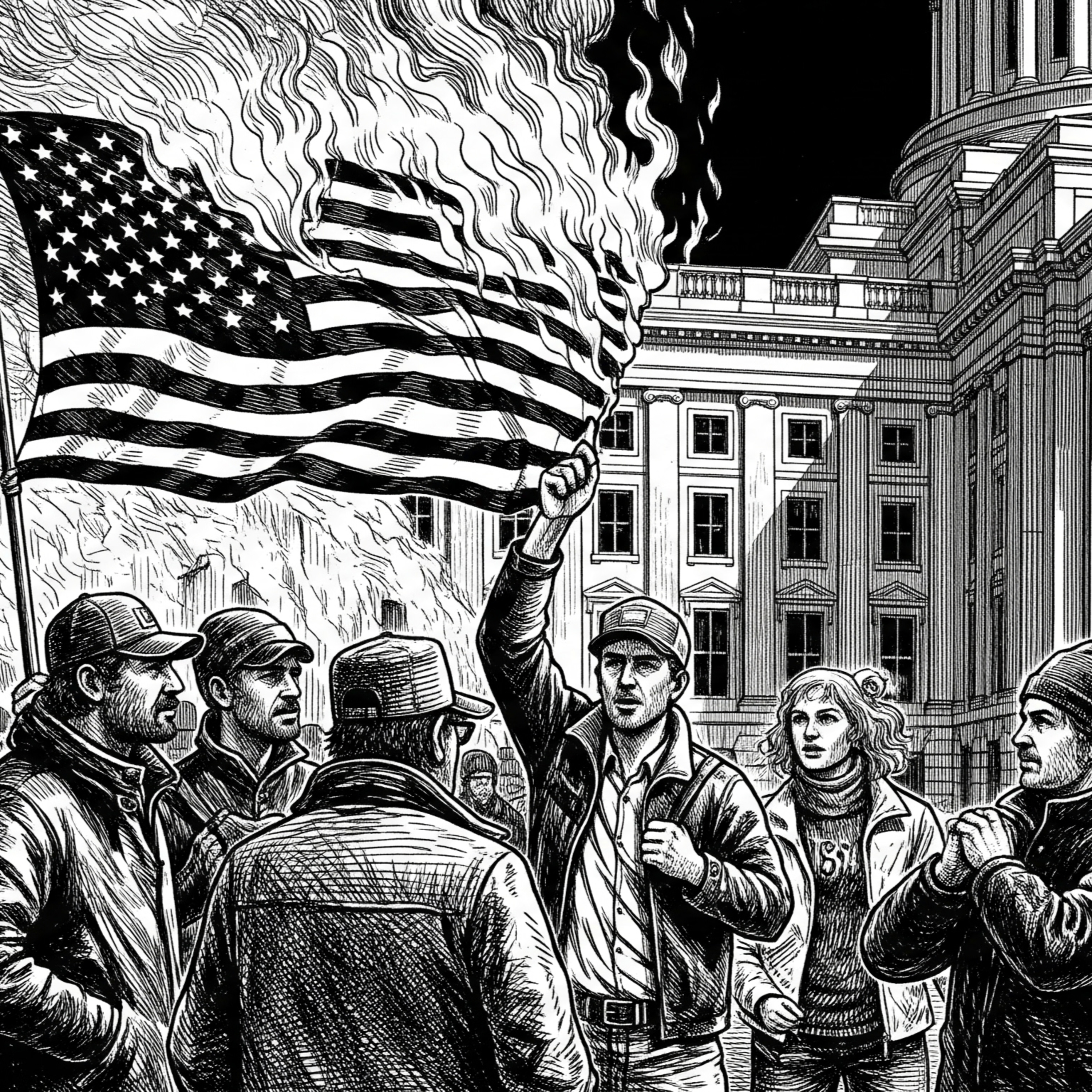 Ya Gotta be Schmittin' Me - A letter to the POTUS about flag burning