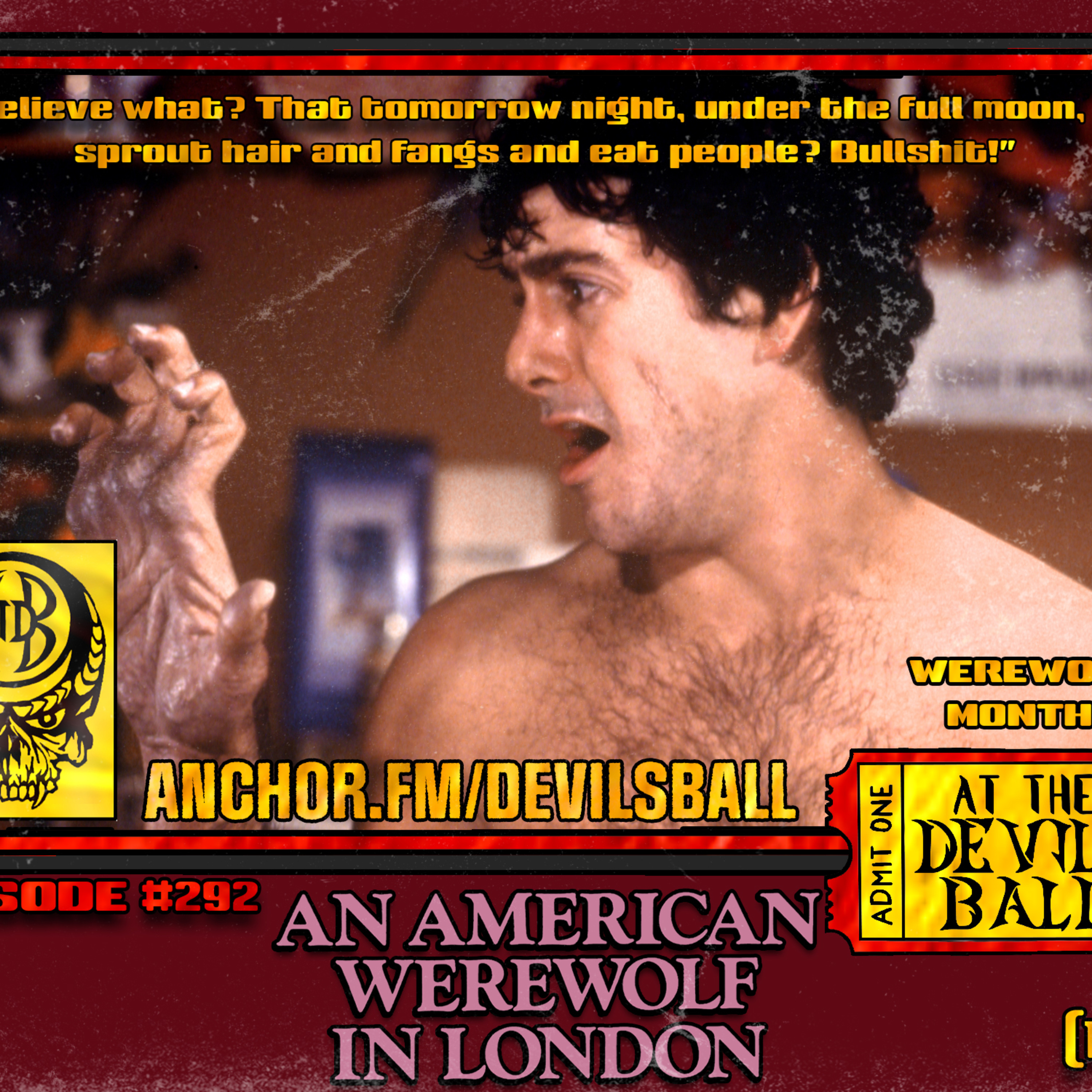 Episode 292: An American Werewolf In London (1981) episode artwork
