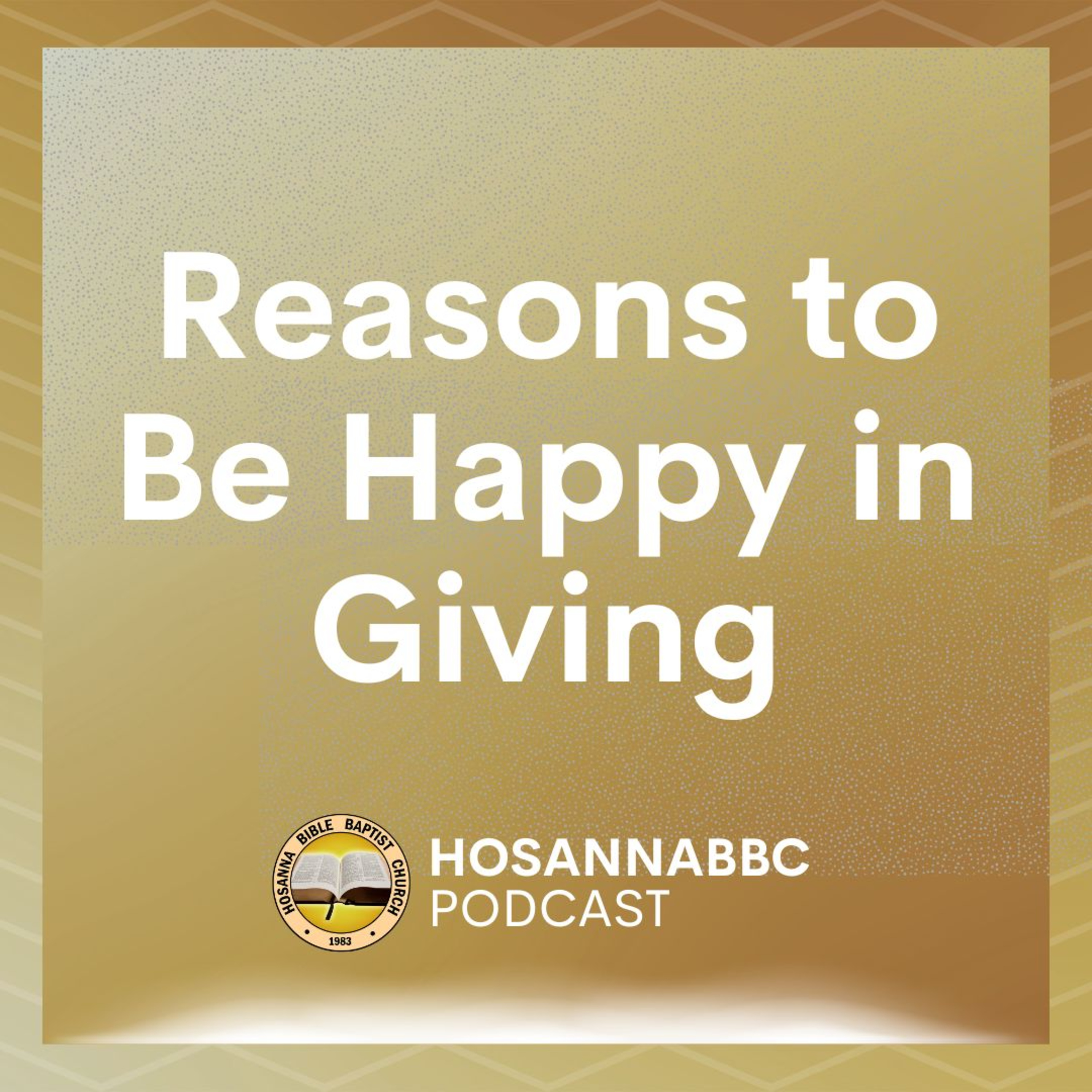 Reasons to Be Happy in Giving - Rev. Provy R. Cadelina