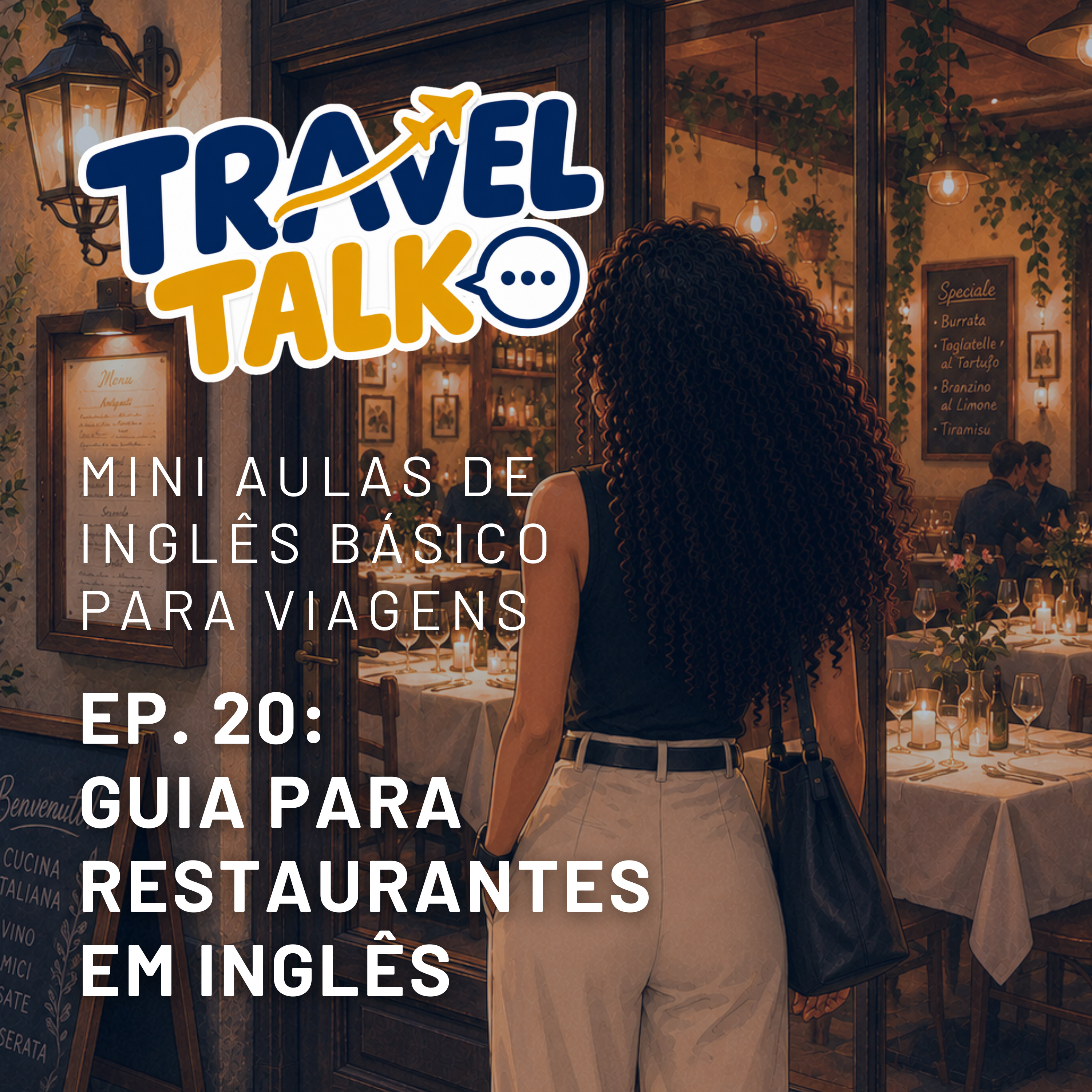 Guia para restaurantes em inglês