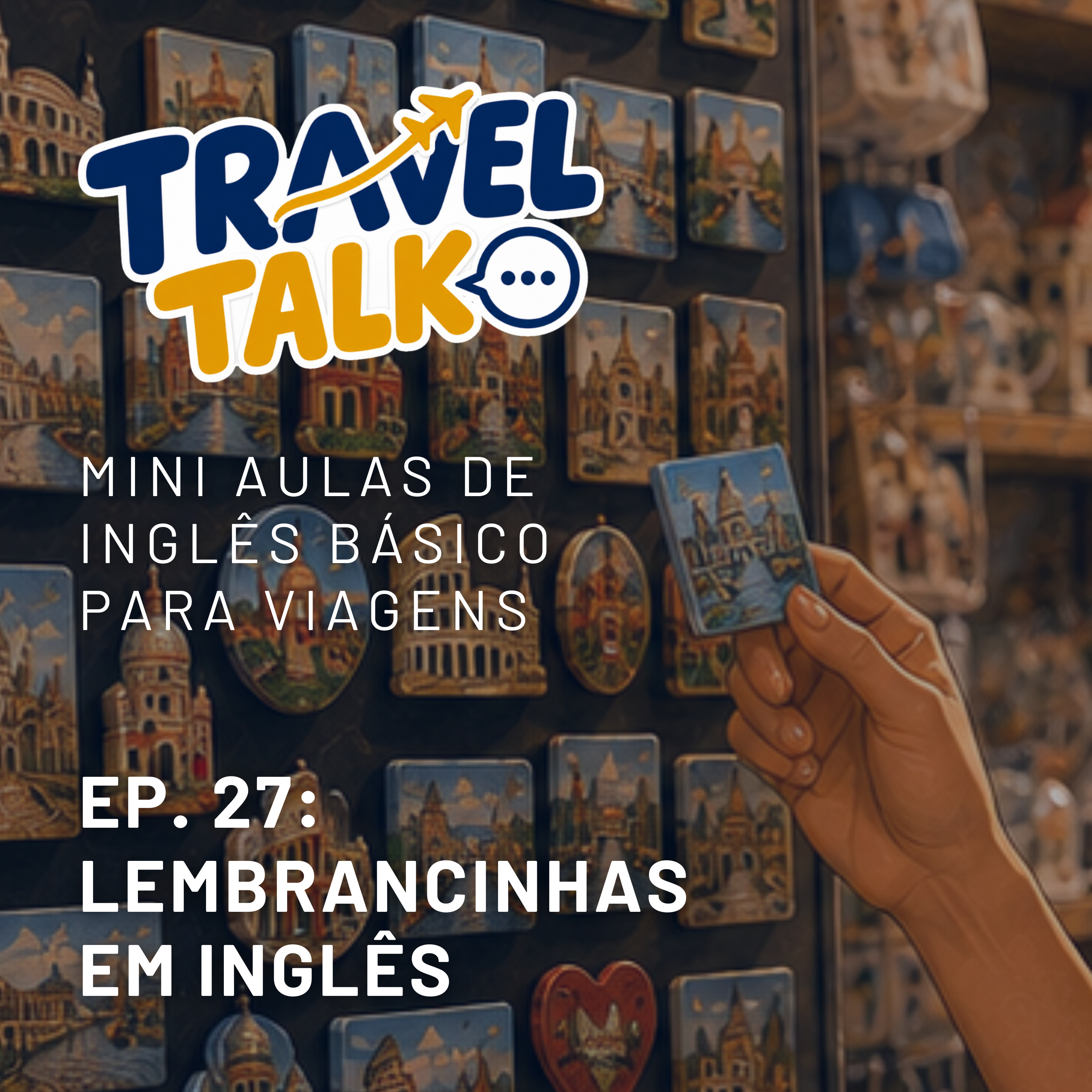 Comprando lembrancinhas de viagem