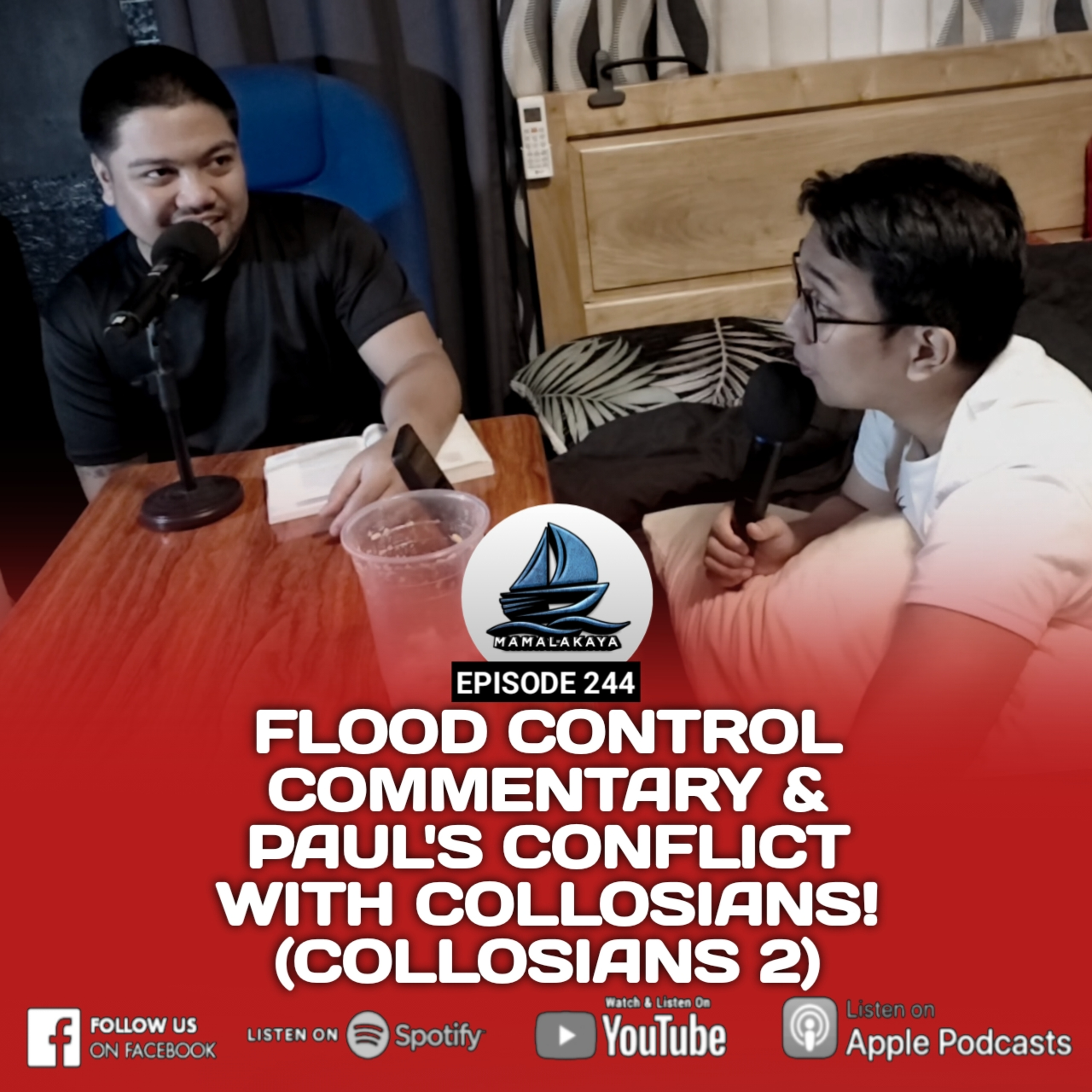 244. FLOOD CONTROL COMMENTARY & PAUL'S CONFLICT WITH COLLOSIANS! (COLLOSIANS 2) episode artwork