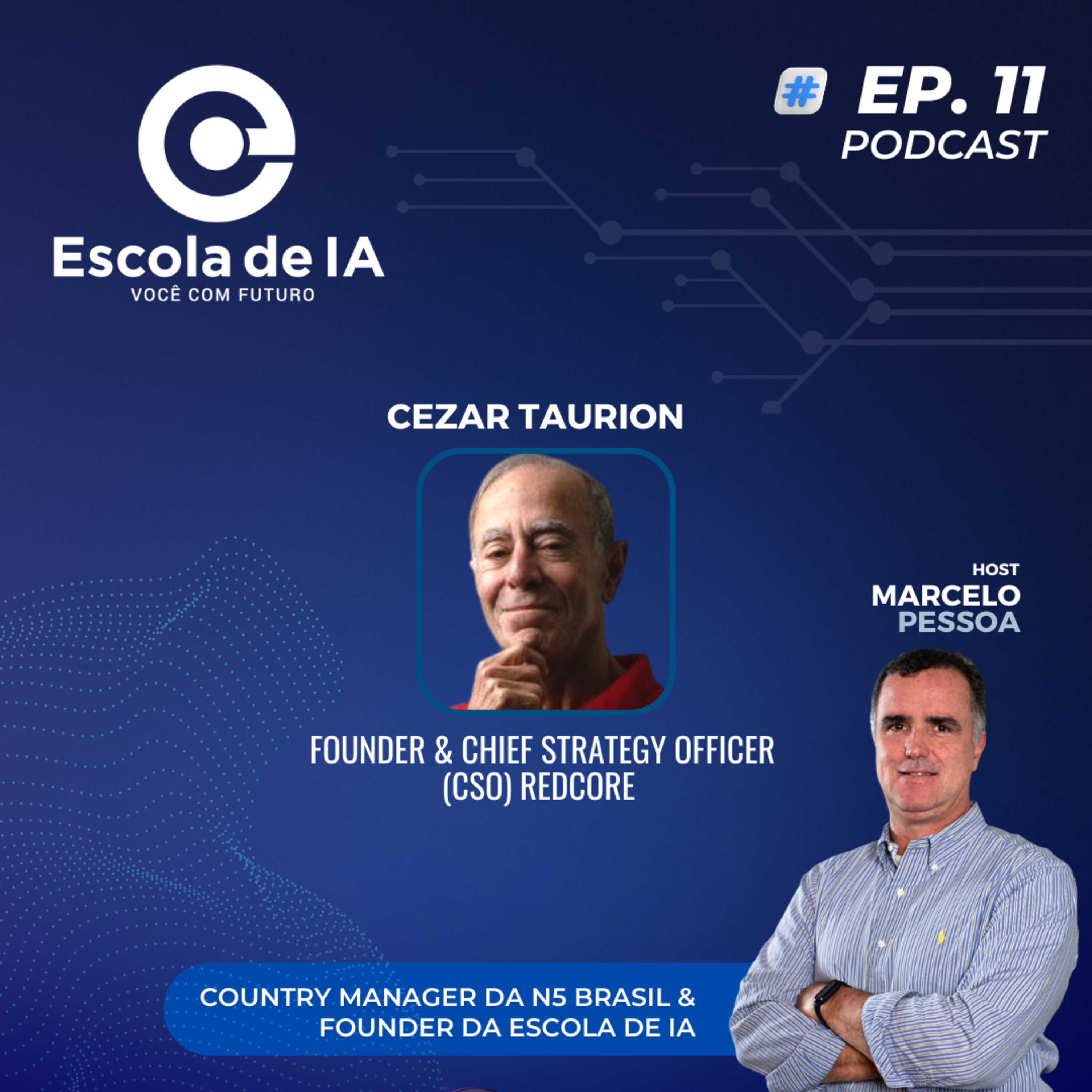 #11 - Bate-papo com Cezar Taurion, Founder & Chief Strategy Officer (CSO) da REDCORE