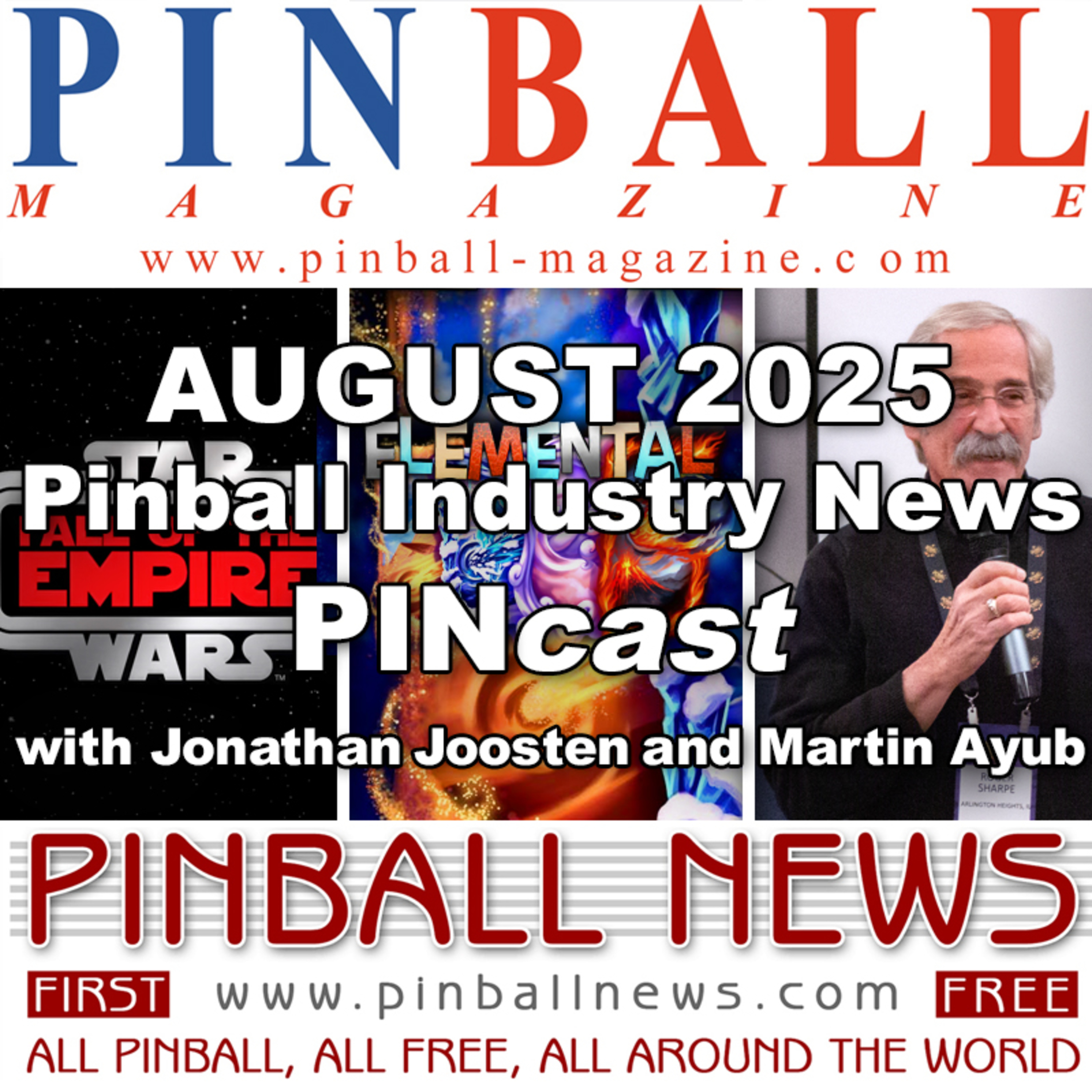 Pinball Magazine & Pinball News PINcast August 2025 recap