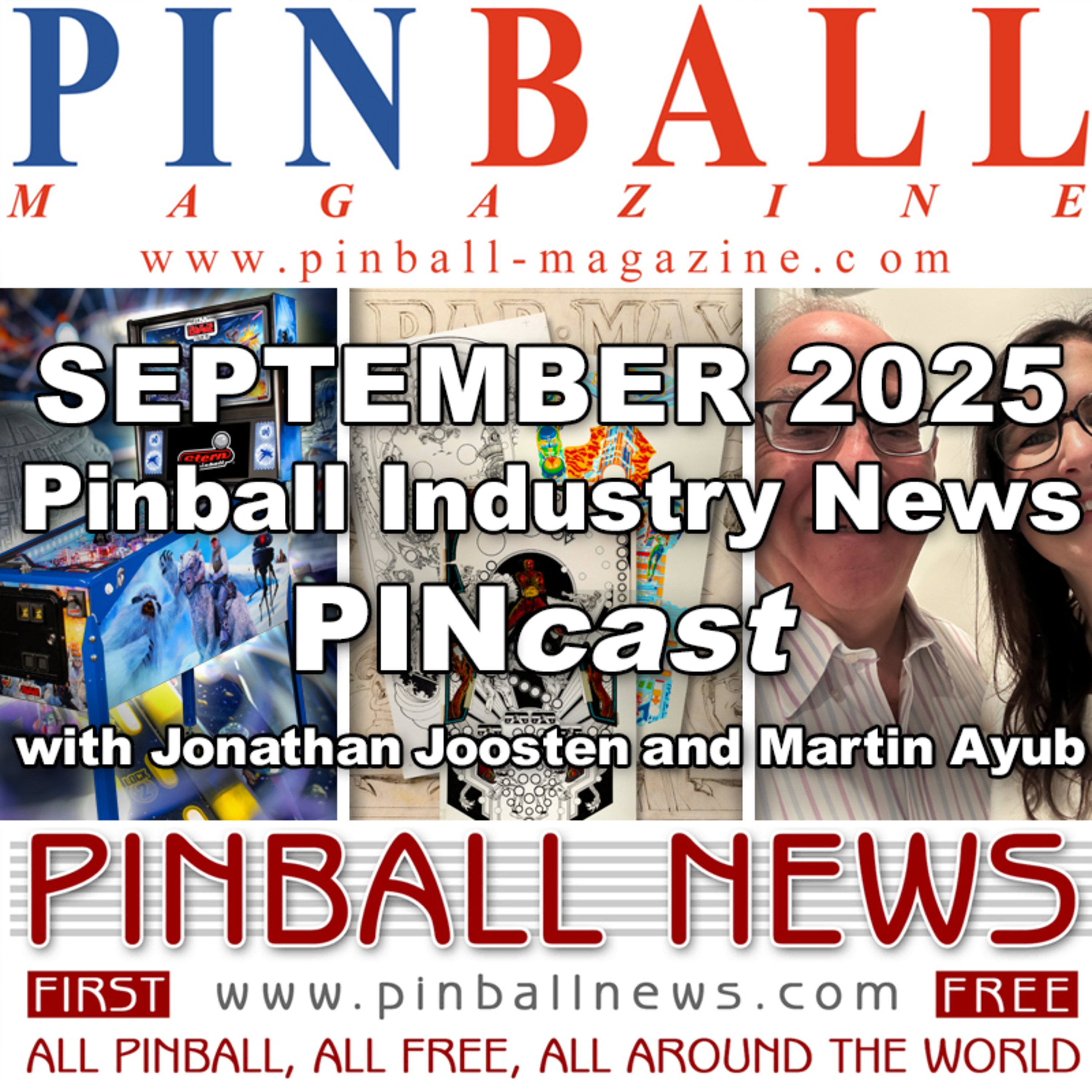 Pinball Magazine & Pinball News PINcast September 2025 recap