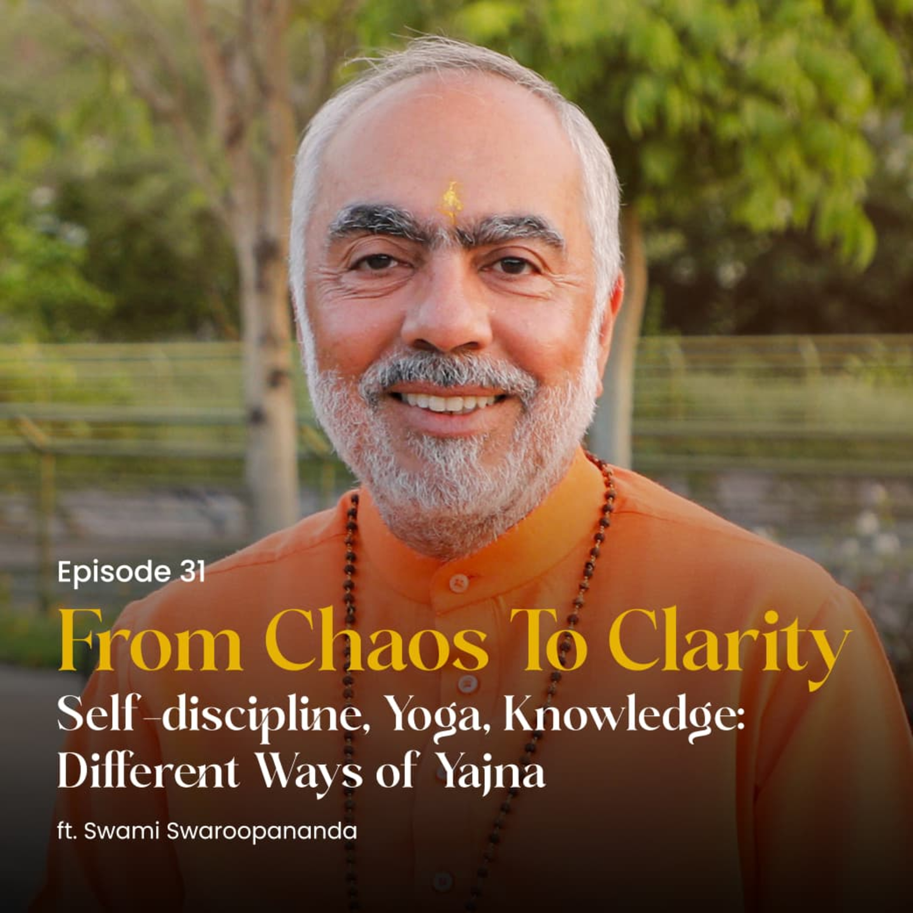 Self-discipline, Yoga, Knowledge: Different Ways of Yajna | From Chaos To Clarity | Episode 31  episode artwork