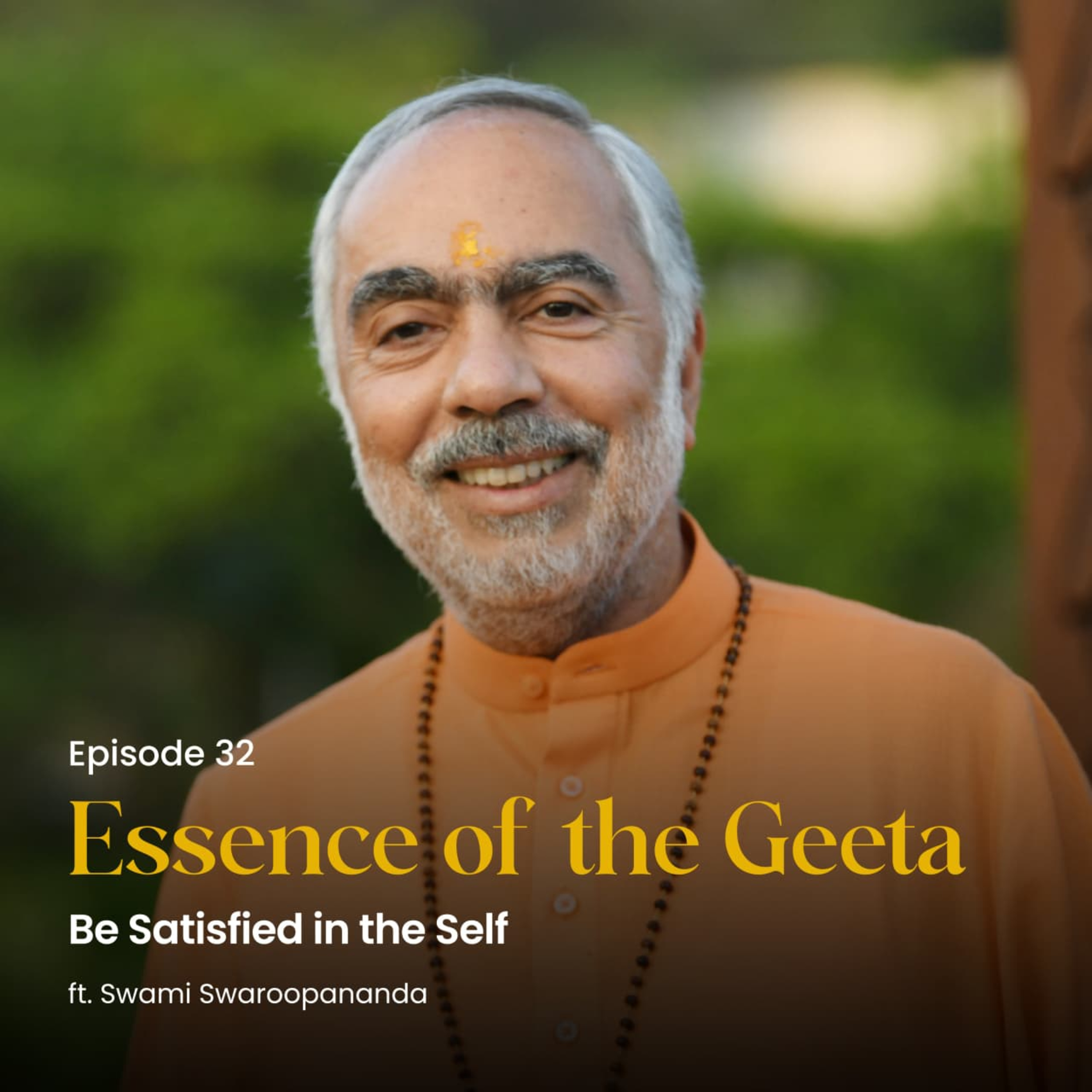 Be Satisfied in the Self | Essence of the Geeta | Episode 32  episode artwork