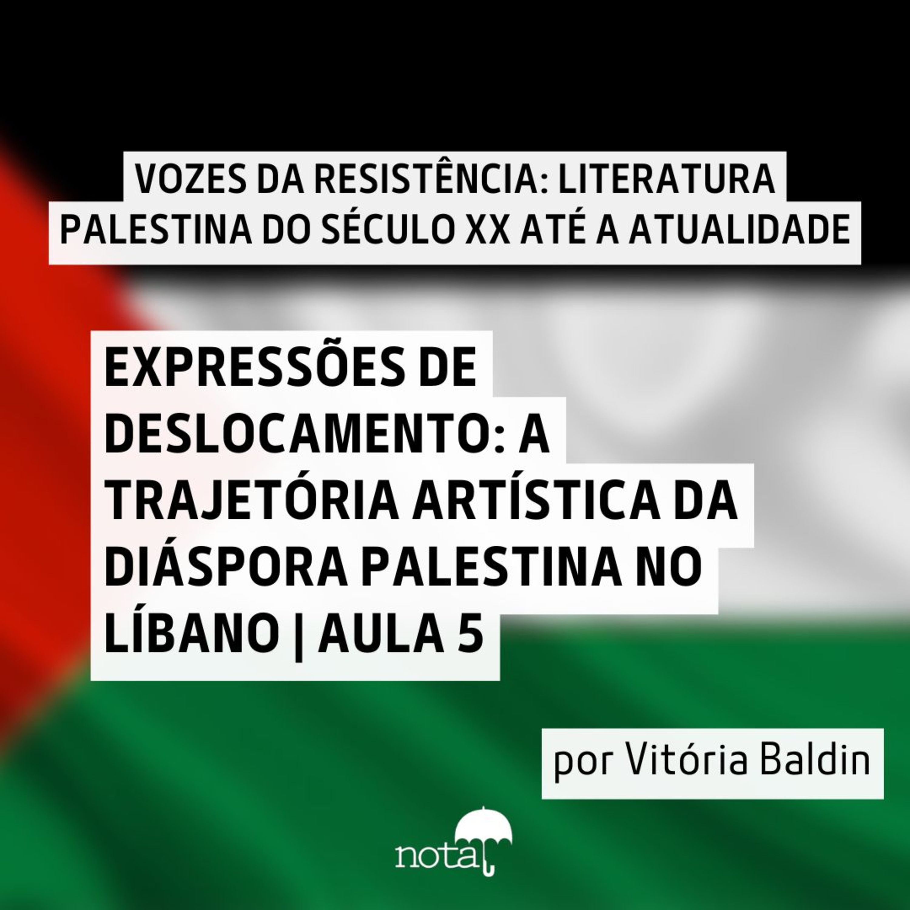 A TRAJETÓRIA ARTÍSTICA DA DIÁSPORA PALEST!NA NO LÍBANO episode artwork
