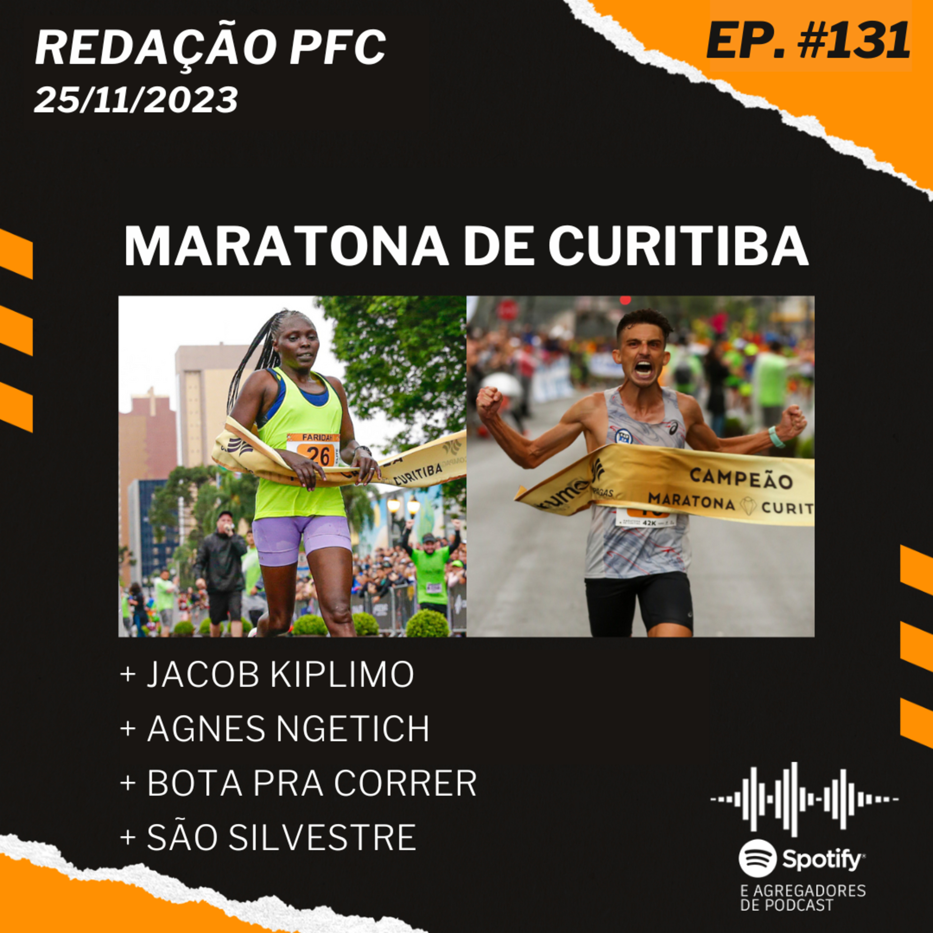 Redação PFC 131 - Maratona de Curitiba, Jacob Kiplimo e Agnes Ngetich episode artwork