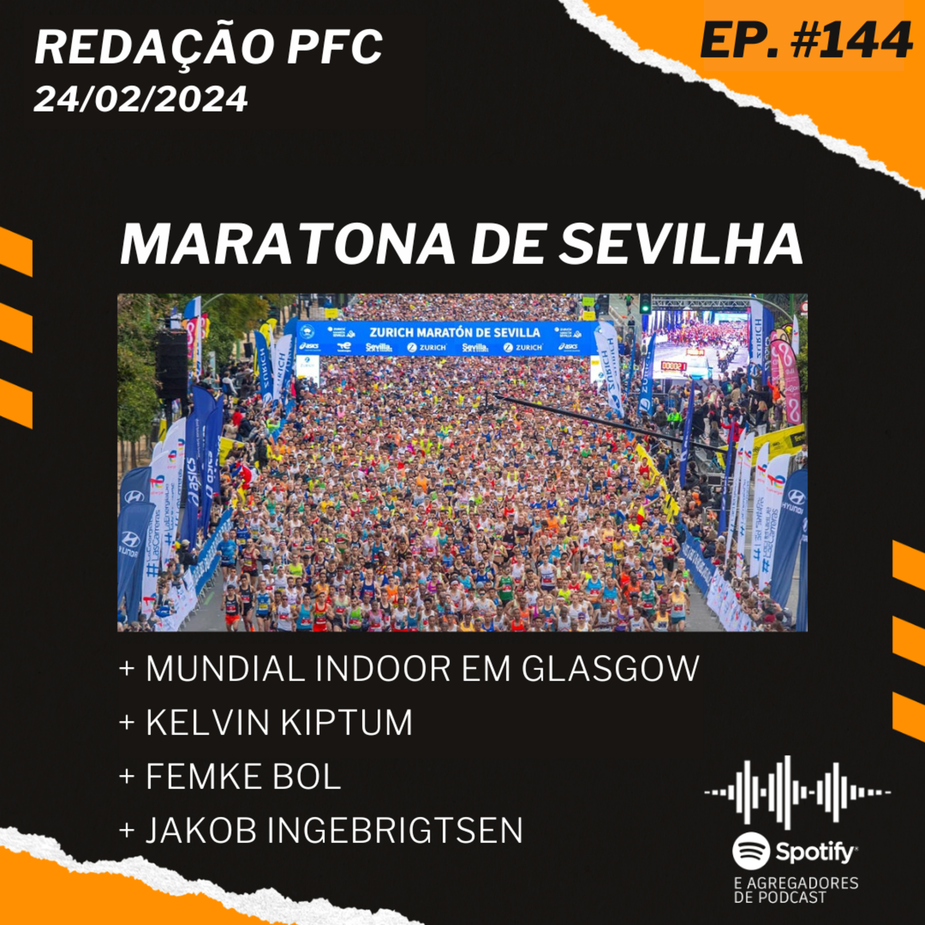 Redação PFC 144 - Maratona de Sevilha, Mundial Indoor de Glasgow e Femke Bol episode artwork