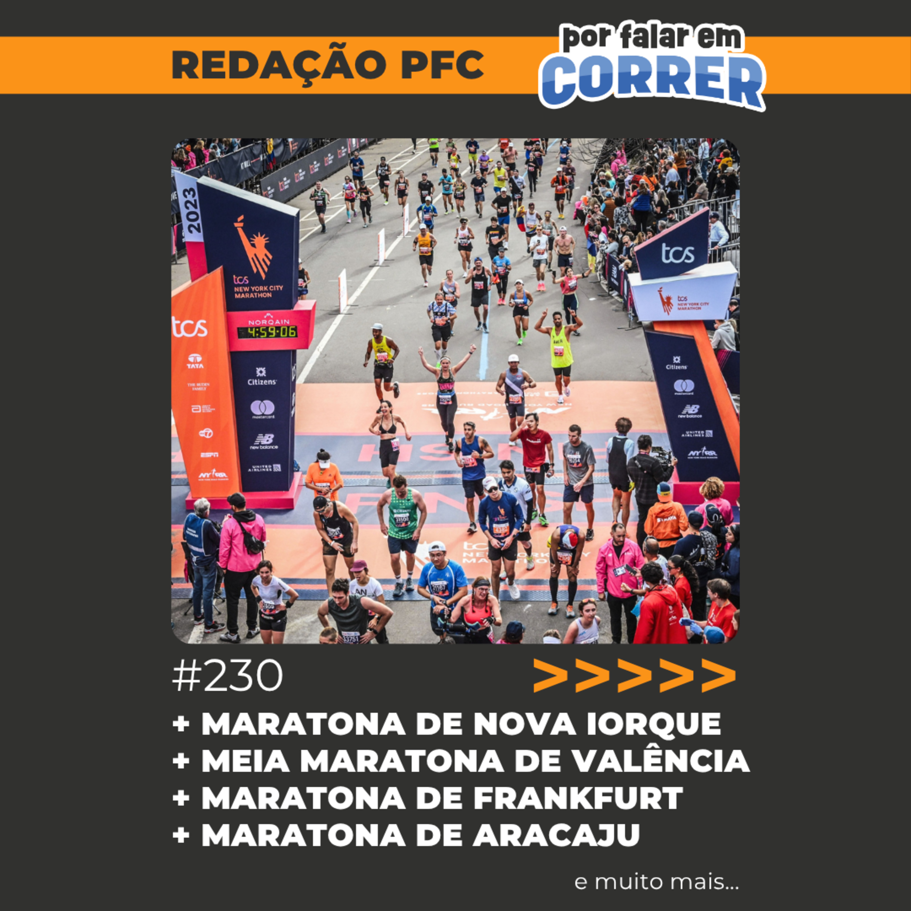 Redação PFC 230 - Maratona de Nova Iorque, Meia Maratona de Valência e 5 mil vagas na São Silvestre episode artwork