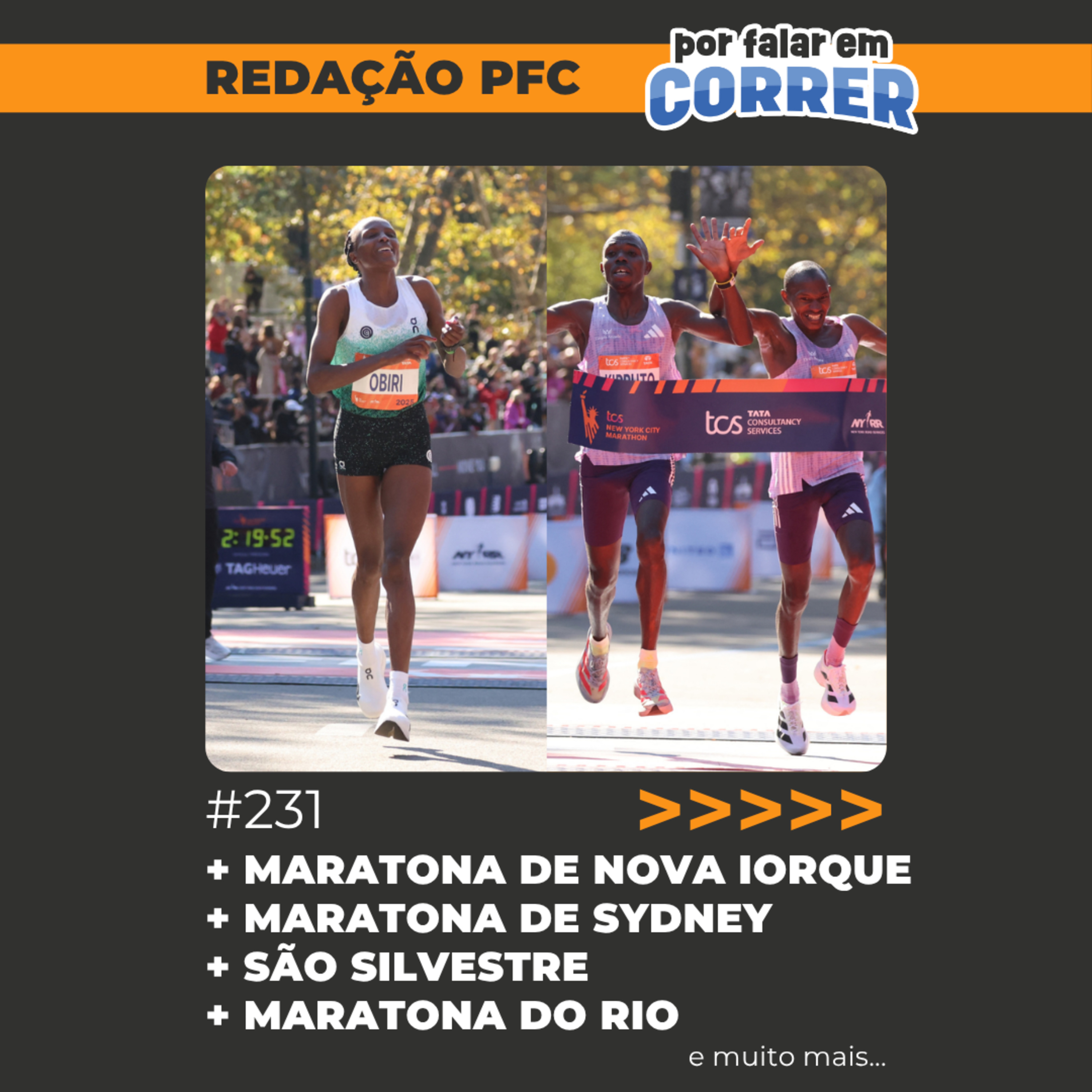 Redação PFC 231 - Maratona de Nova Iorque, Sorteio na Maratona do Rio e na Meia Maratona de Valência episode artwork