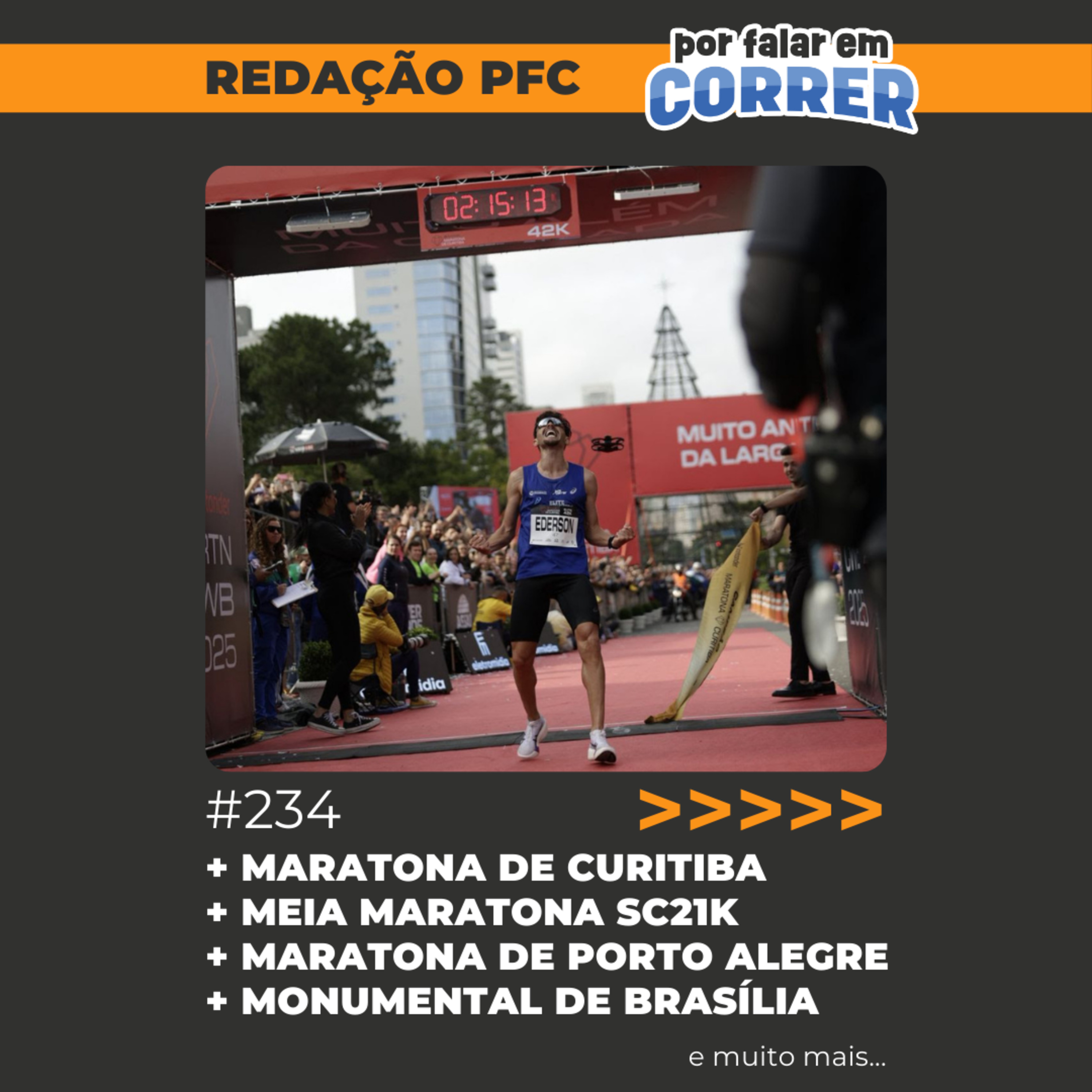 Redação PFC 234 - Recorde na Maratona de Curitiba, SC21K e novidades na Maratona de Porto Alegre episode artwork